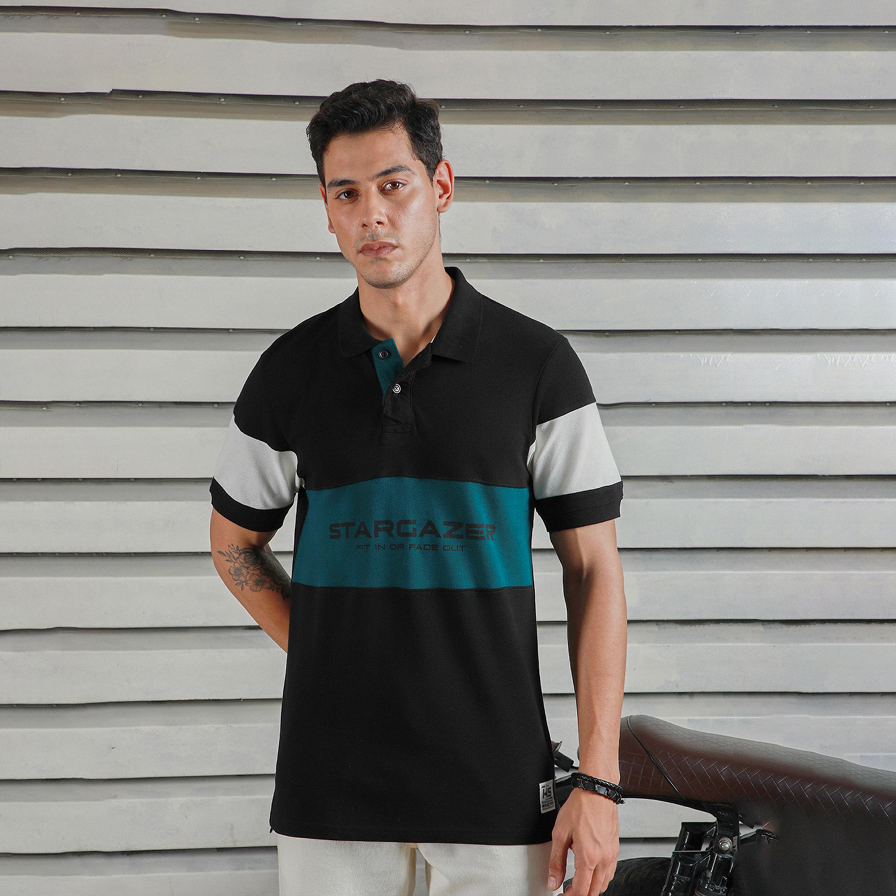 هاي ستار × ستايلي-  قميص للرجال أسود-men-clothing-tshirtsandpolos-tshirts-image-1