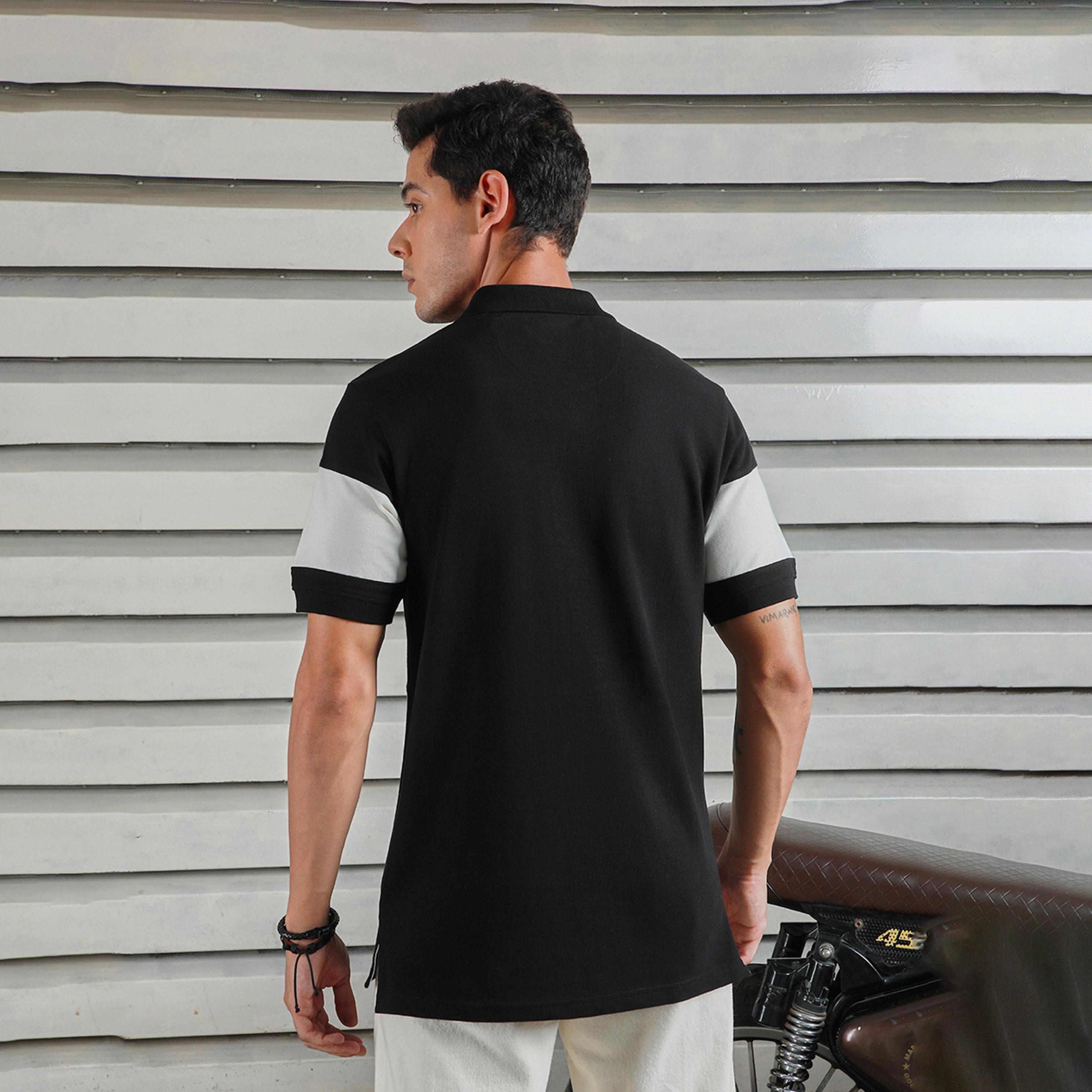 هاي ستار × ستايلي-  قميص للرجال أسود-men-clothing-tshirtsandpolos-tshirts-image-3
