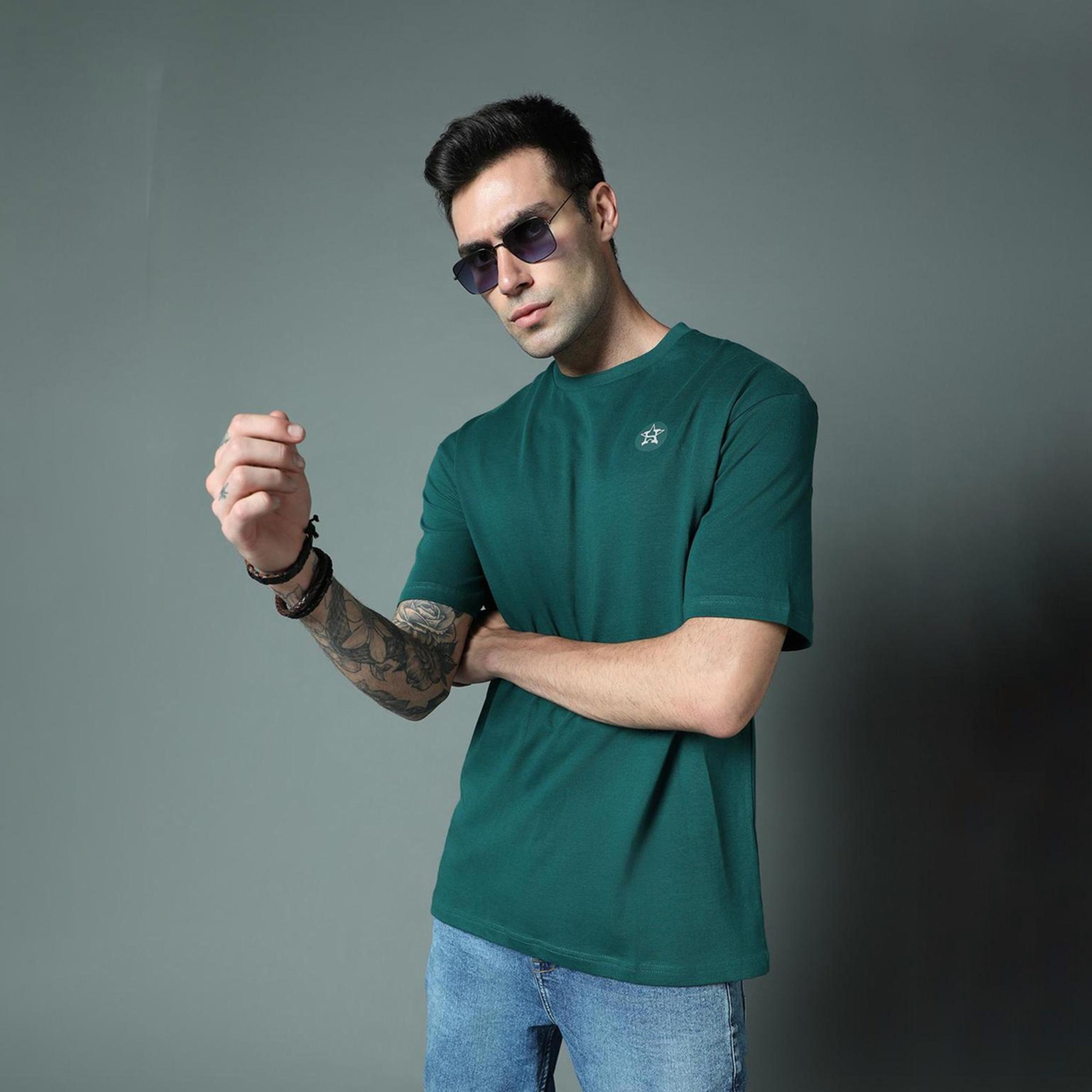 High Star X Styli Men Green Tshirts-men-clothing-tshirtsandpolos-tshirts-image-1