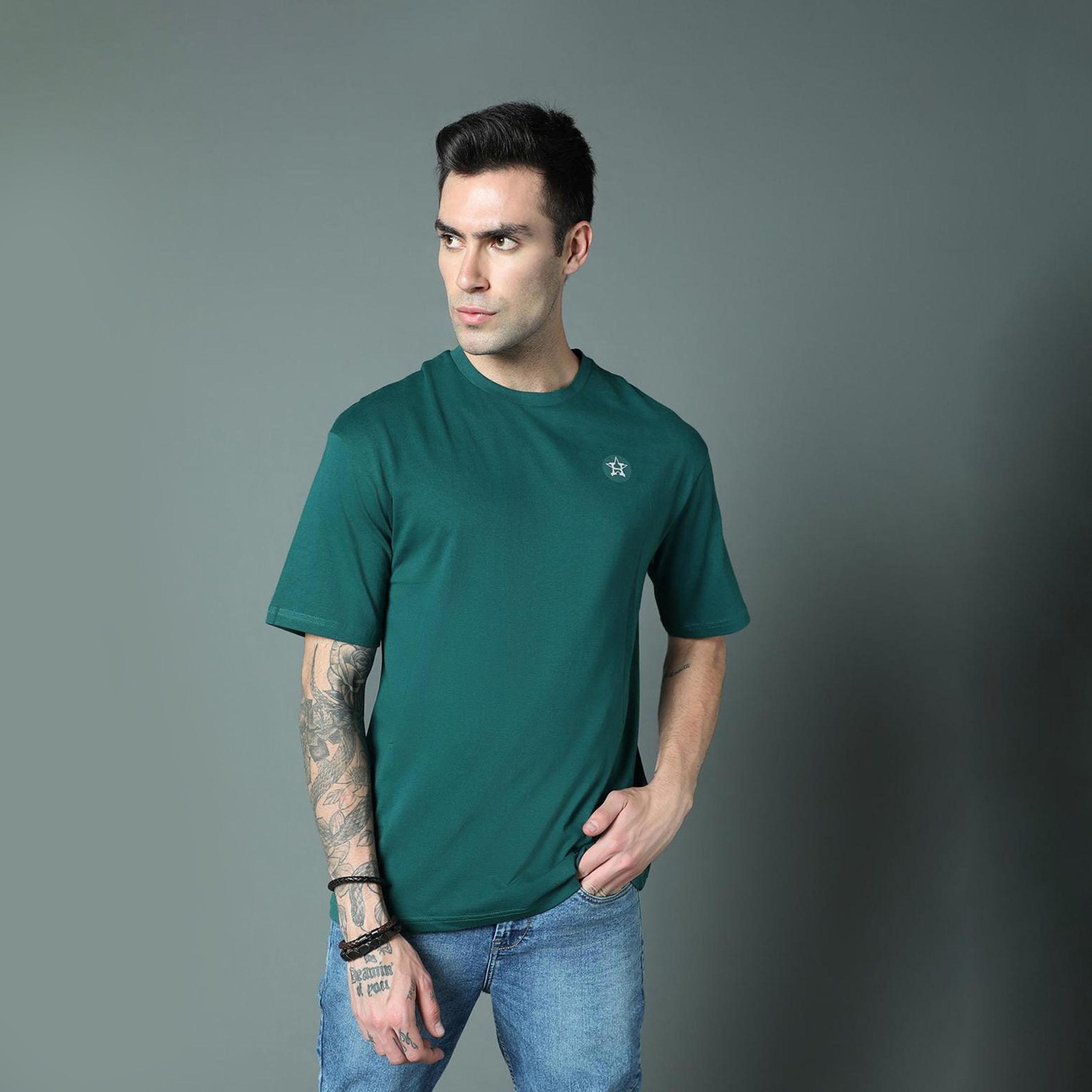 High Star X Styli Men Green Tshirts-men-clothing-tshirtsandpolos-tshirts-image-2