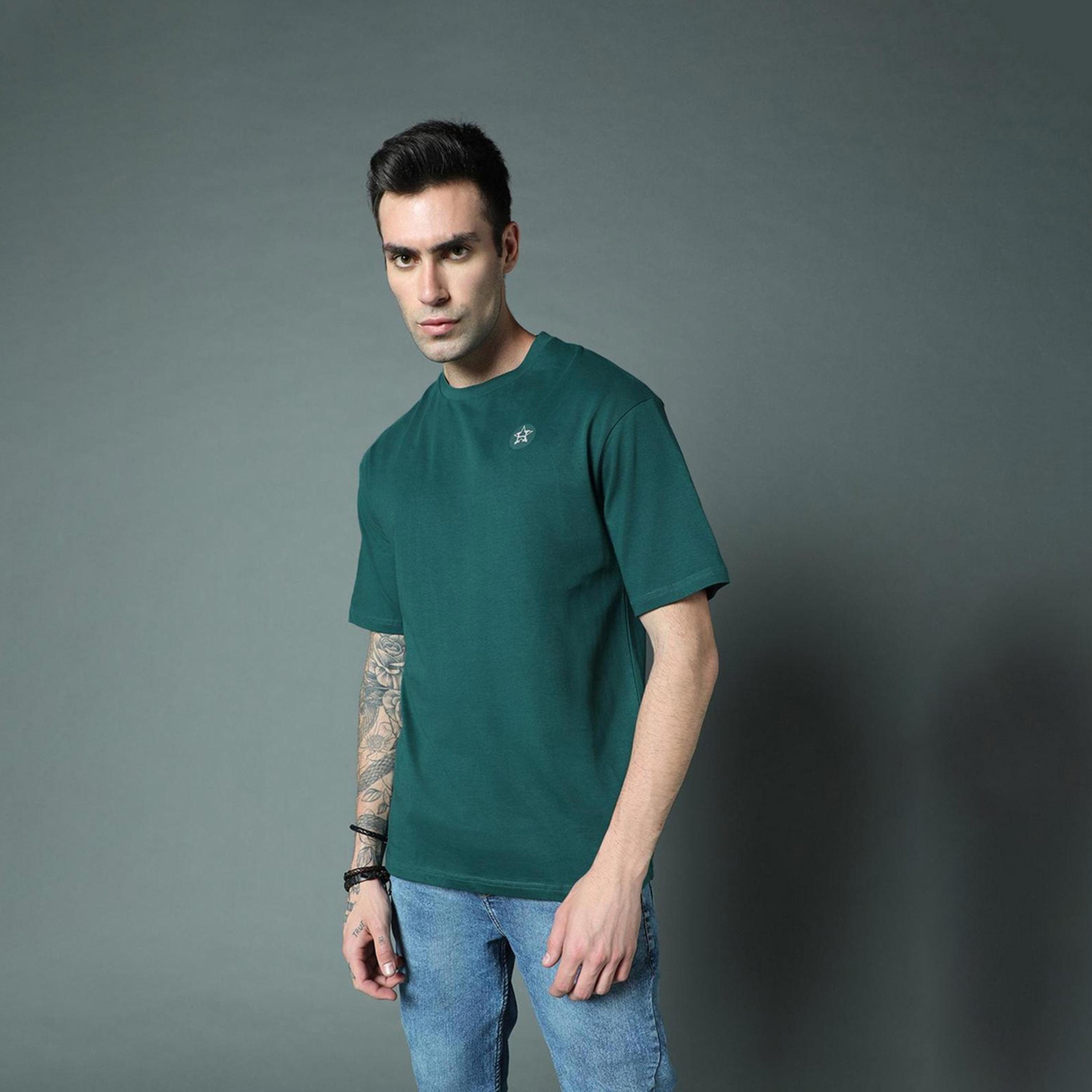 High Star X Styli Men Green Tshirts-men-clothing-tshirtsandpolos-tshirts-image-3