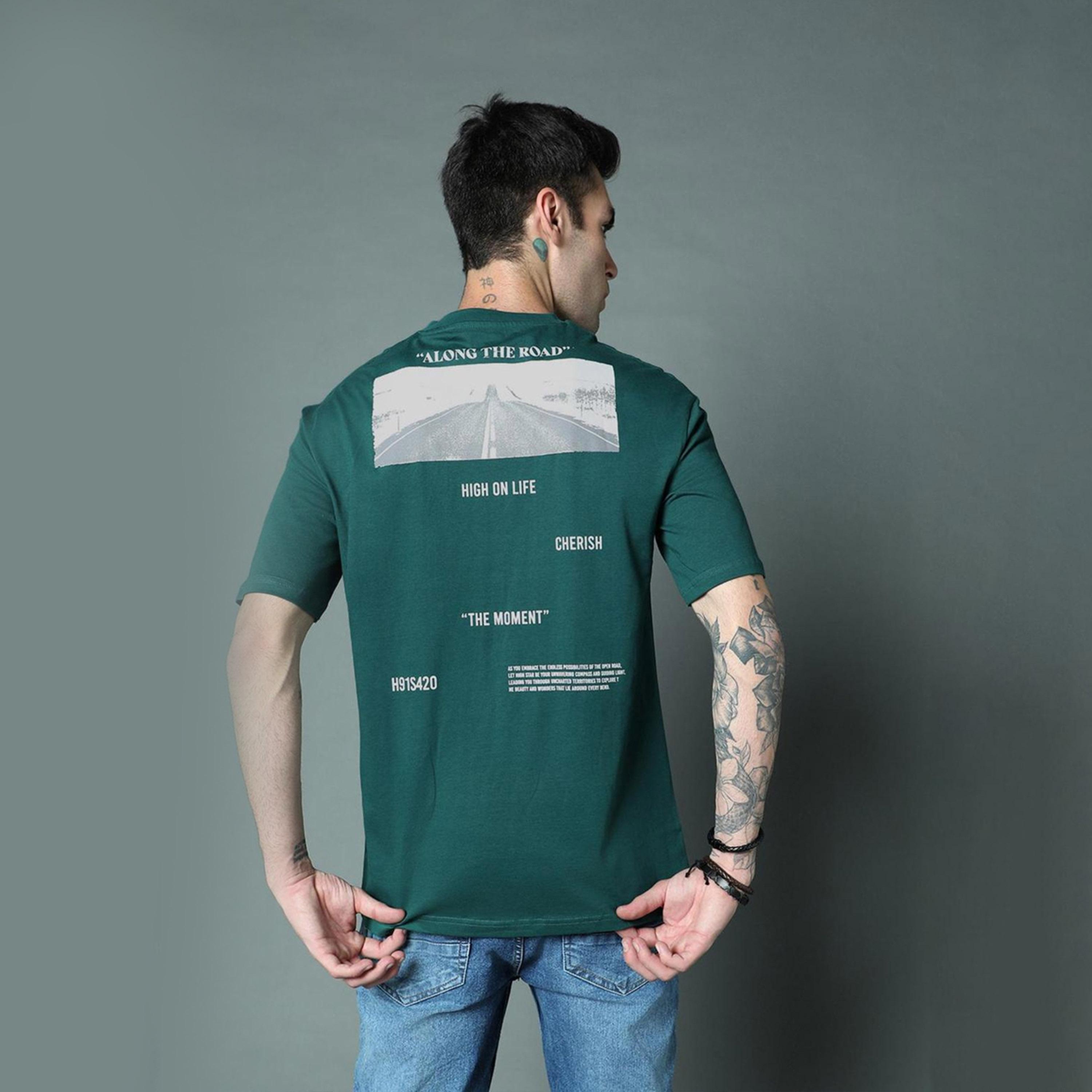 High Star X Styli Men Green Tshirts-men-clothing-tshirtsandpolos-tshirts-image-4
