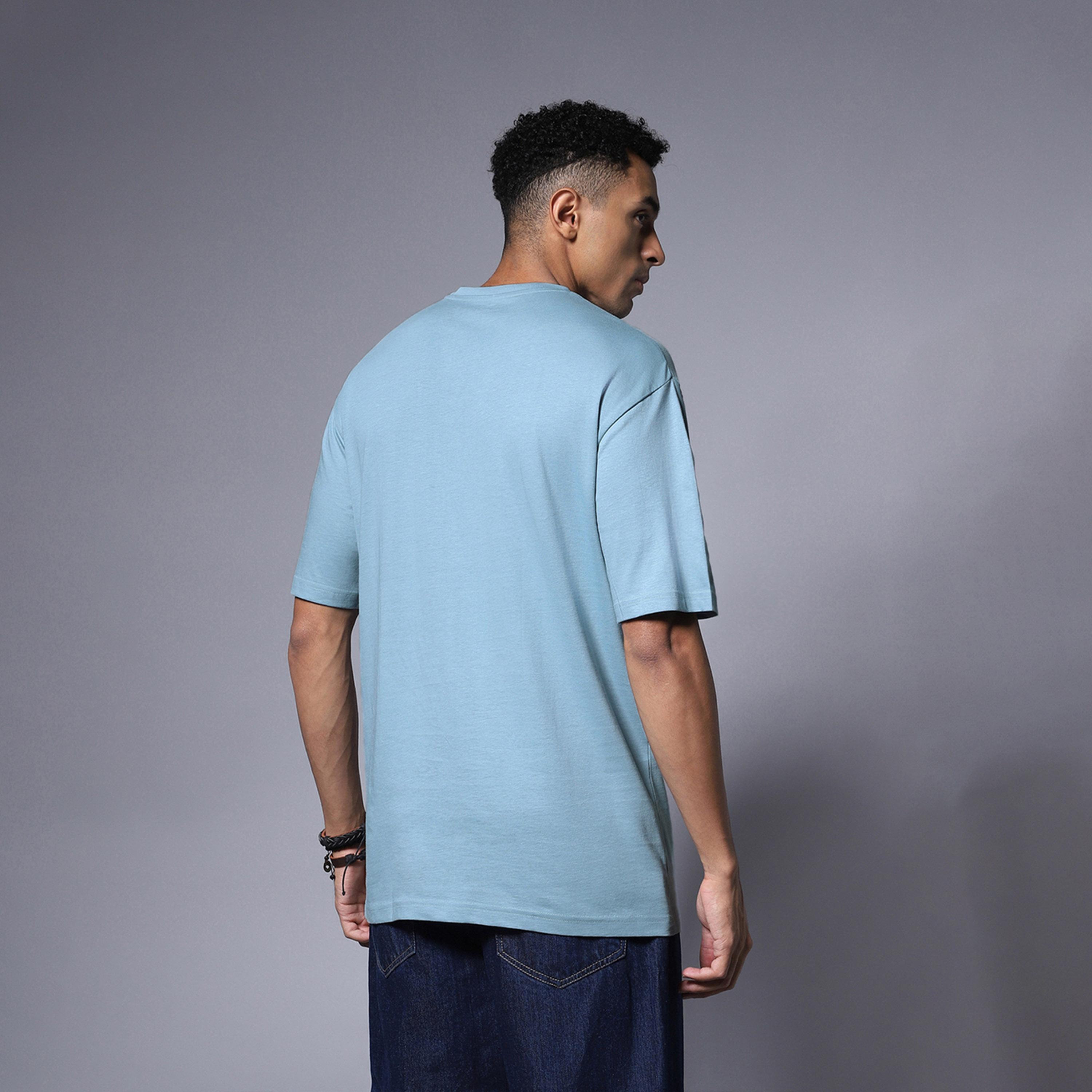High Star X Styli Men Blue Tshirts-men-clothing-tshirtsandpolos-tshirts-image-3