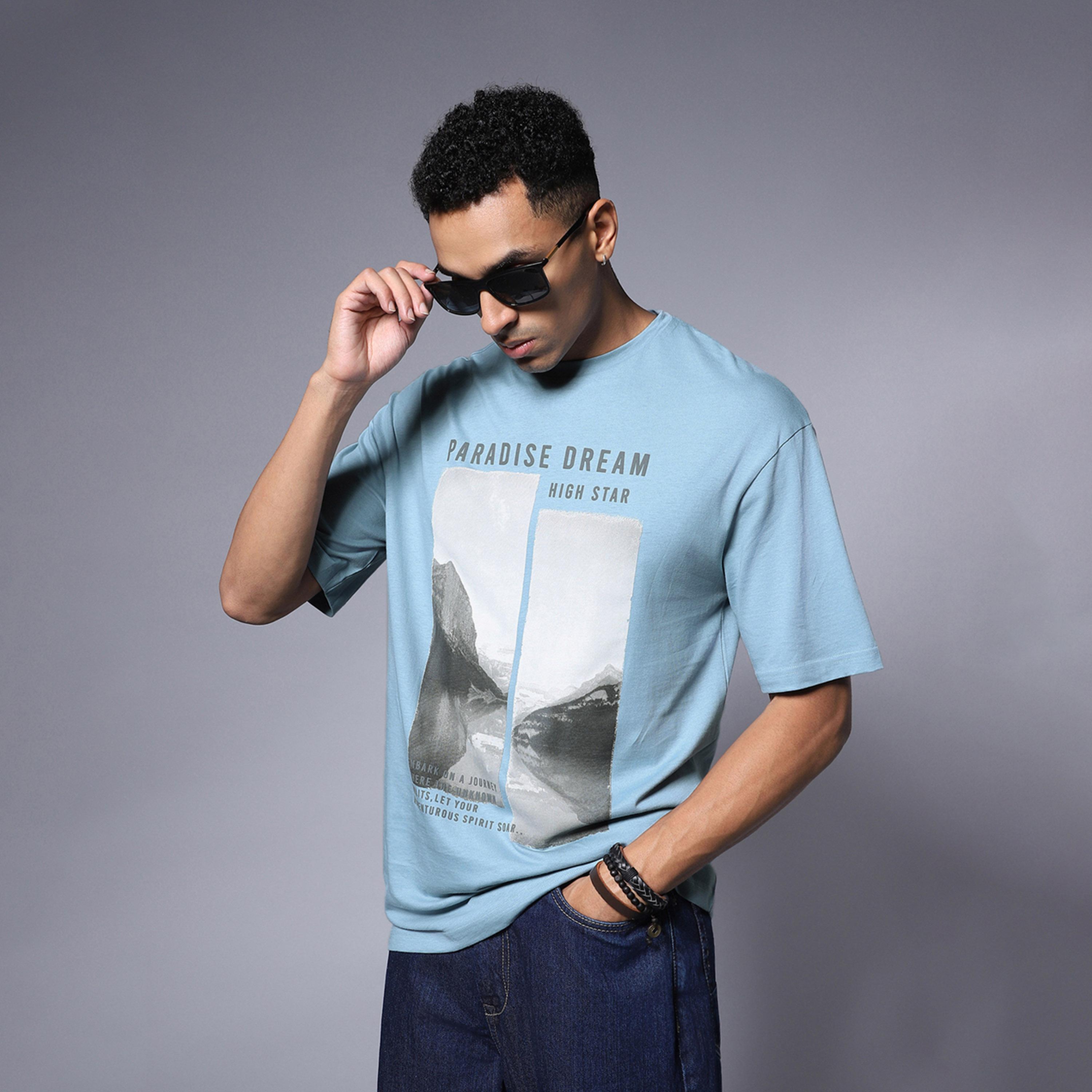 High Star X Styli Men Blue Tshirts-men-clothing-tshirtsandpolos-tshirts-image-5