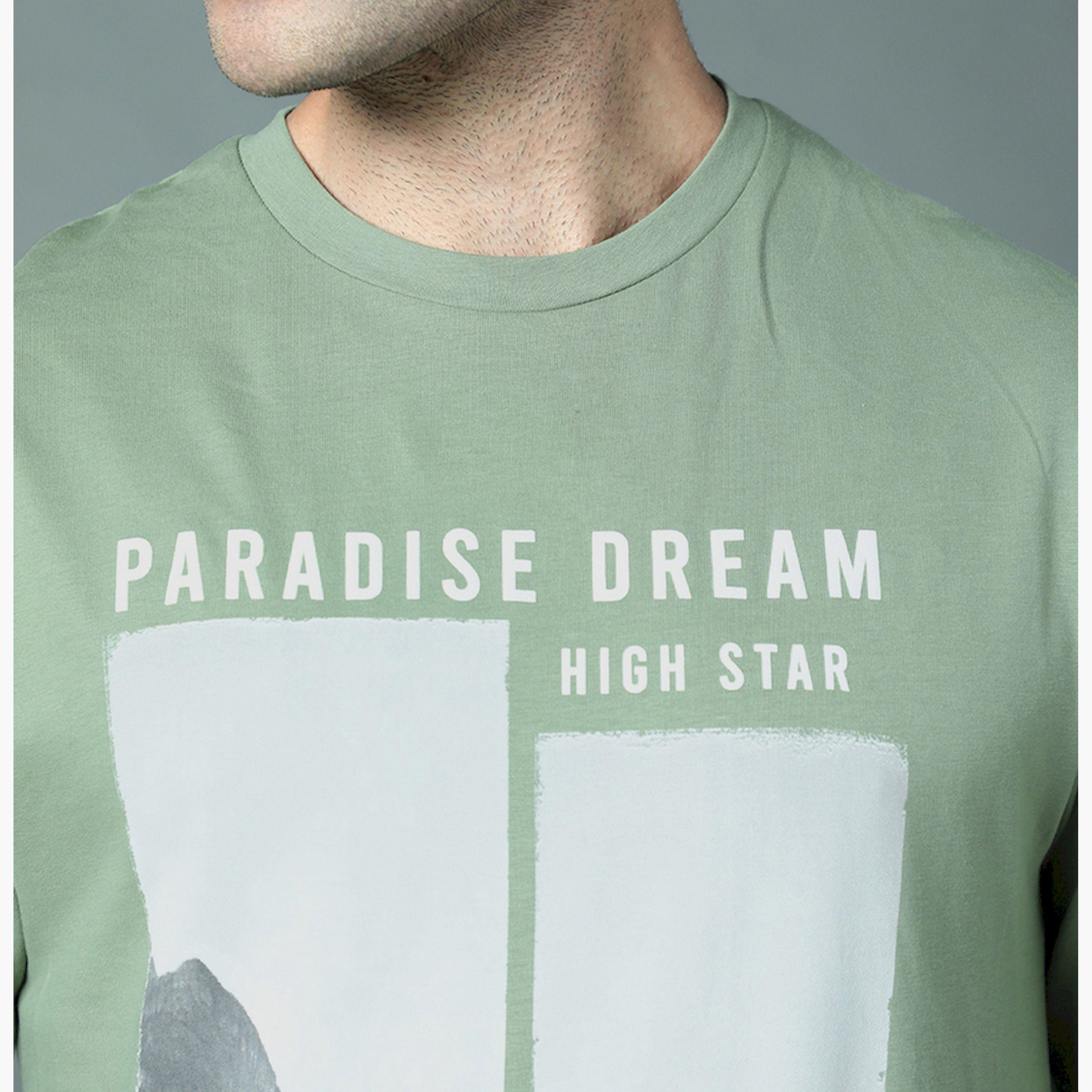 هاي ستار × ستايلي-  تي شيرت للرجال أخضر-men-clothing-tshirtsandpolos-tshirts-image-4