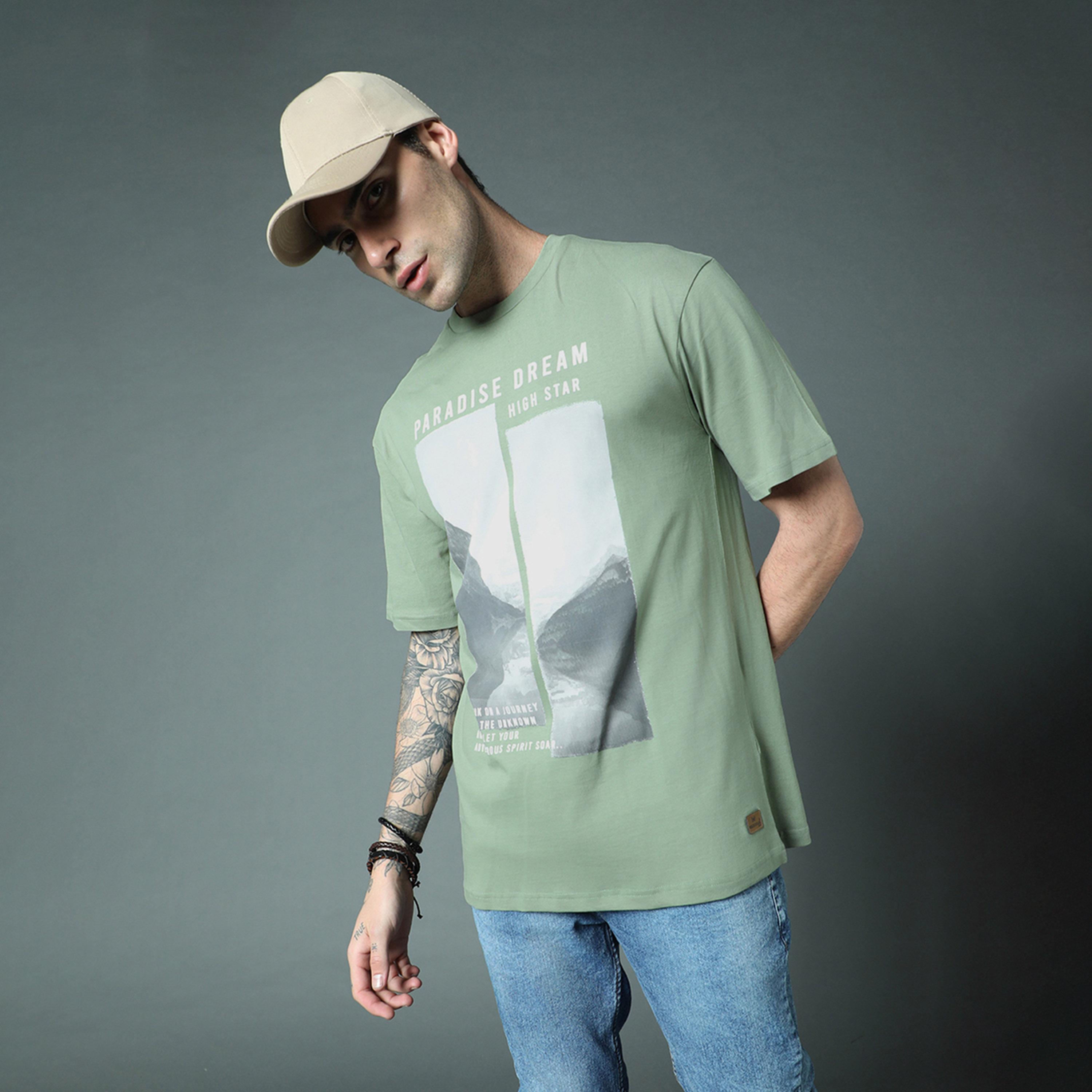 High Star X Styli Men Green Tshirts-men-clothing-tshirtsandpolos-tshirts-image-5