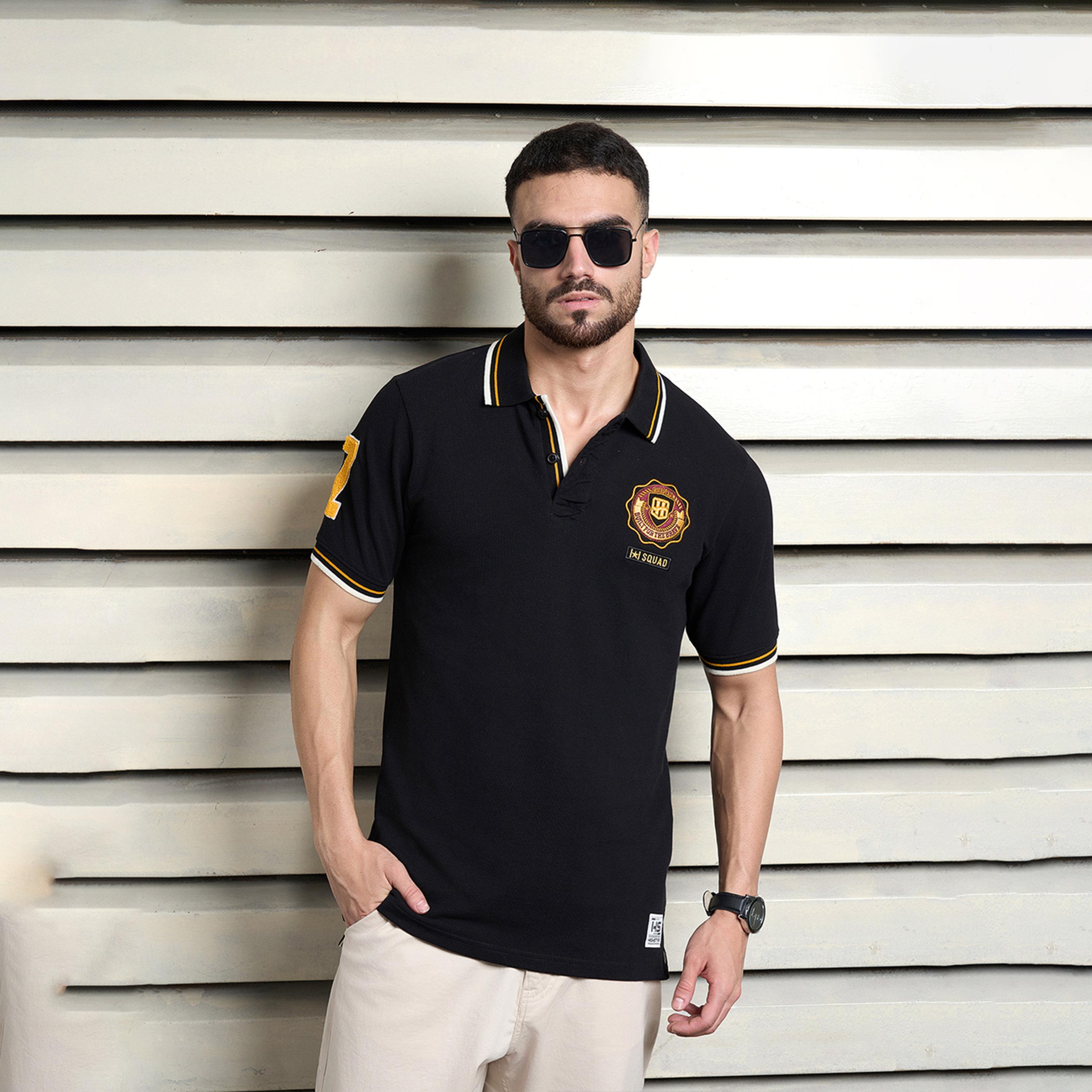 High Star X Styli Men Black T-shirts-men-clothing-tshirtsandpolos-tshirts-image-1