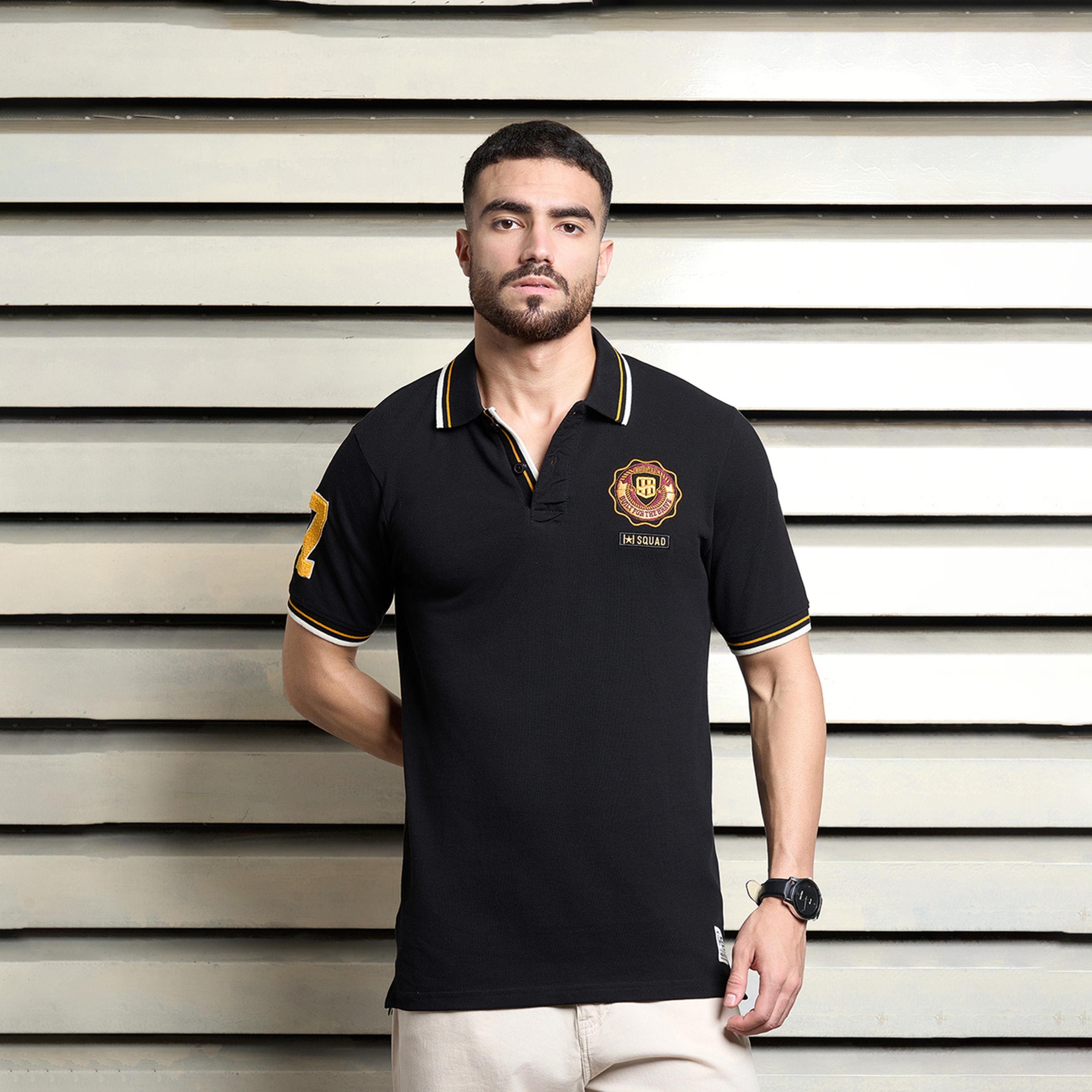 High Star X Styli Men Black T-shirts-men-clothing-tshirtsandpolos-tshirts-image-2