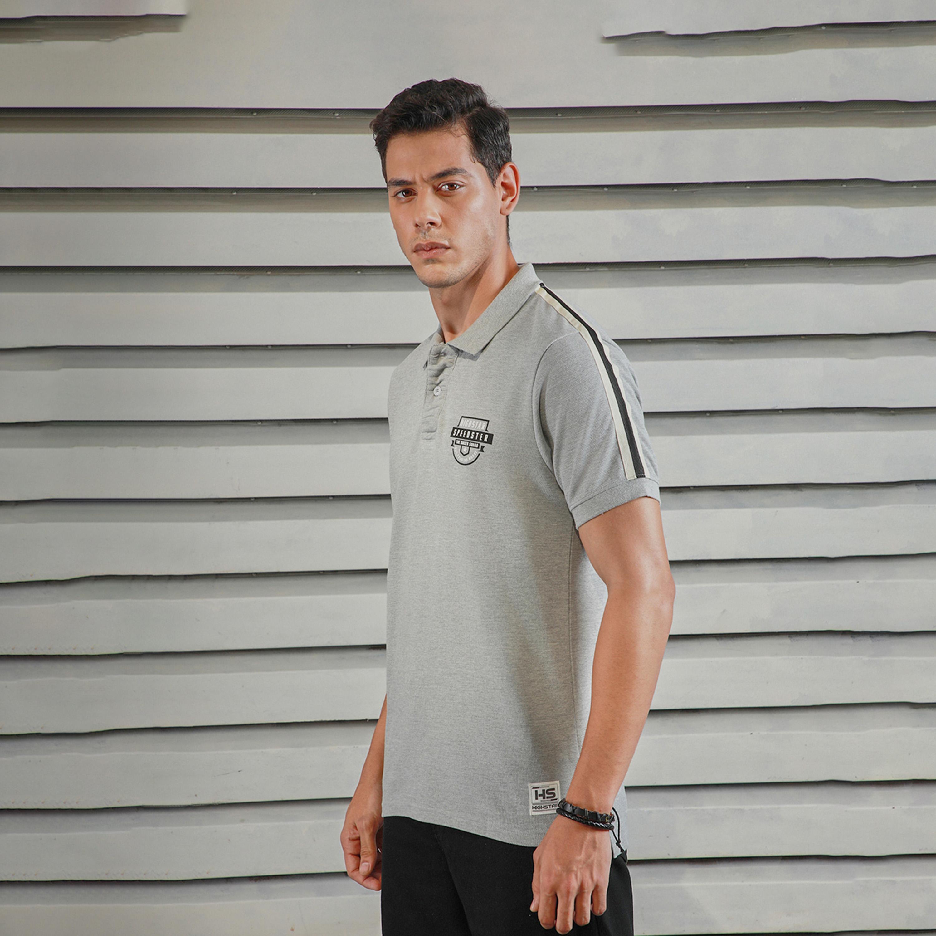 High Star X Styli Men Grey T-shirts-men-clothing-tshirtsandpolos-tshirts-image-3