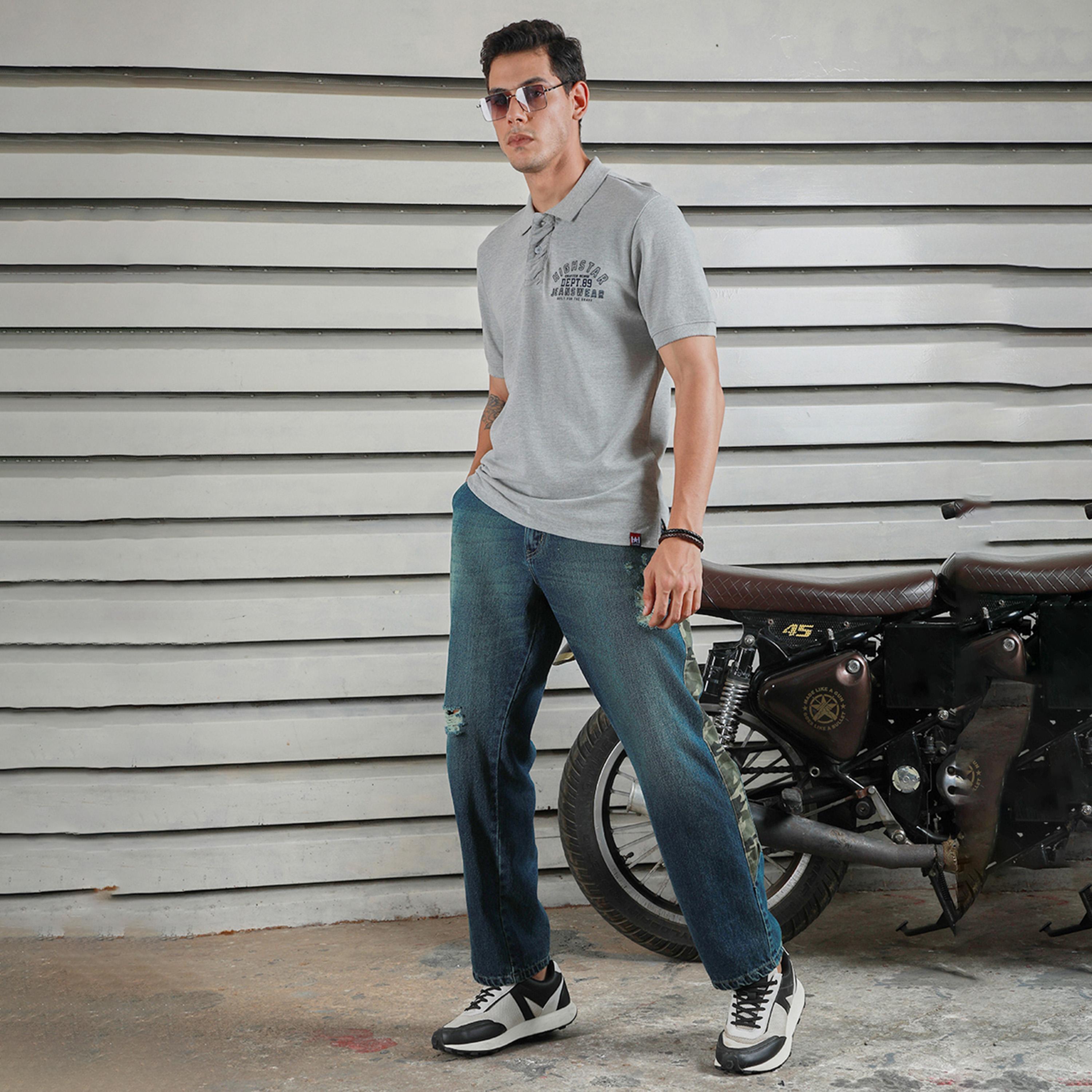 هاي ستار × ستايلي-  قميص للرجال رمادي-men-clothing-tshirtsandpolos-tshirts-image-2