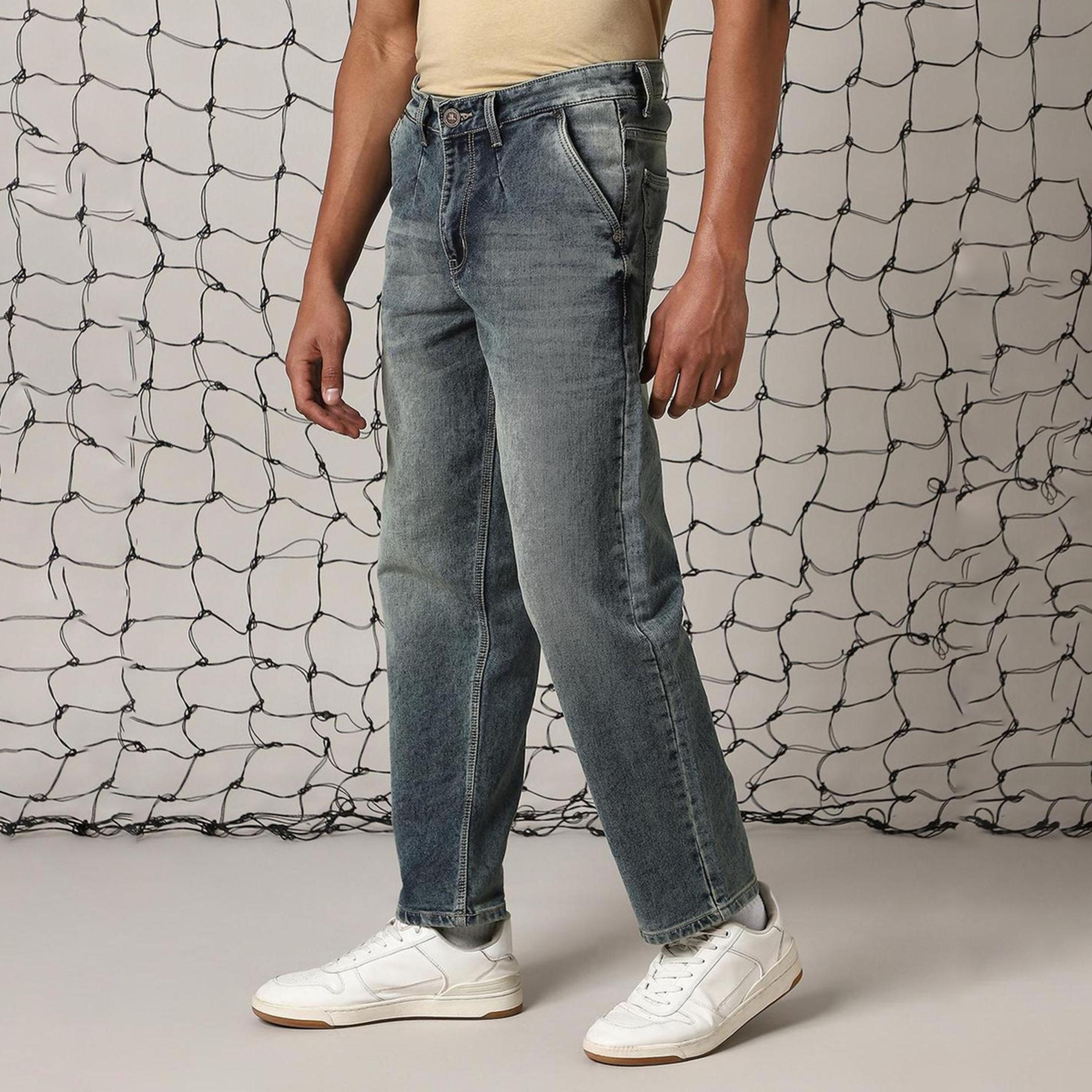 هابرهولم × ستايلي-  بنطال جينز للرجال نيلي-men-clothing-jeans-image-2
