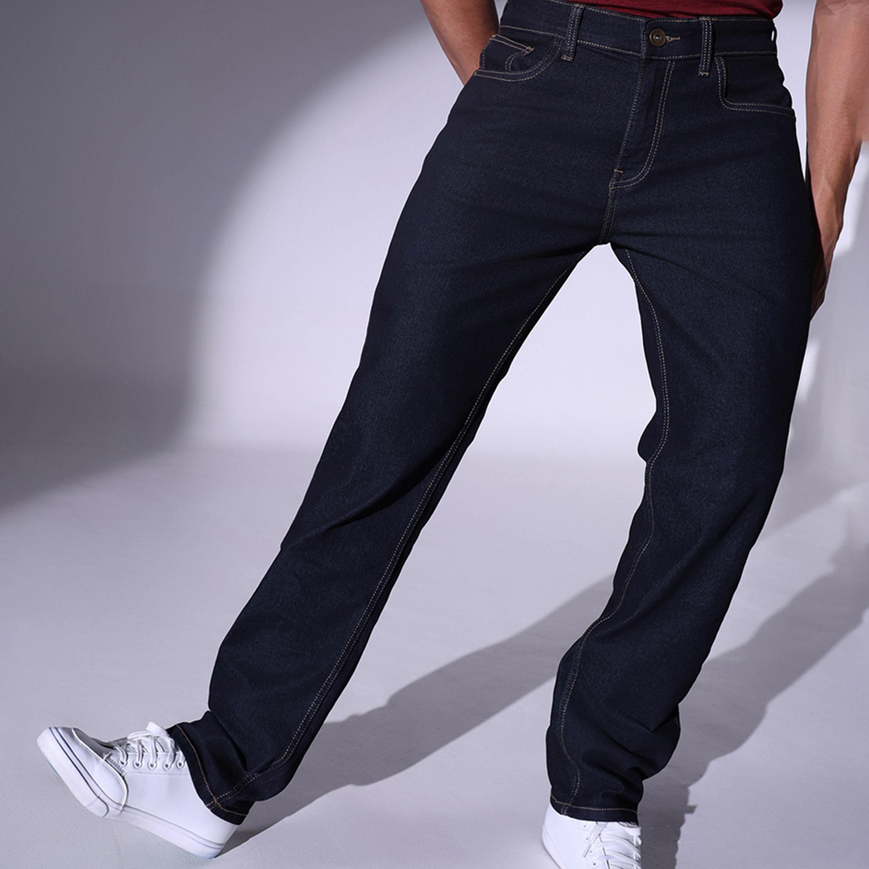 هابرهولم × ستايلي-  بنطال جينز للرجال نيلي-men-clothing-bottoms-jeans-image-1