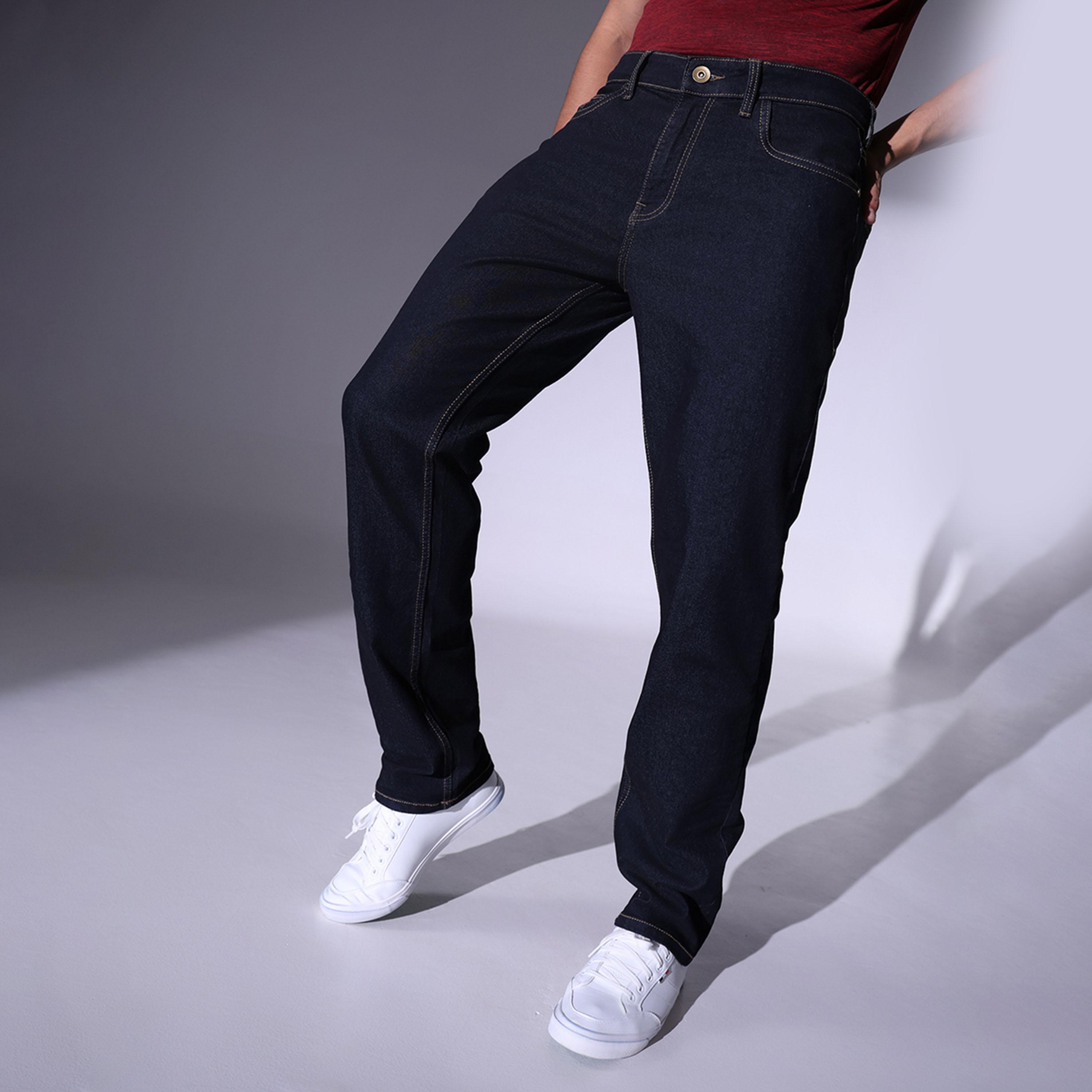 Hubberholme X Styli Men Indigo Jeans-men-clothing-bottoms-jeans-image-2