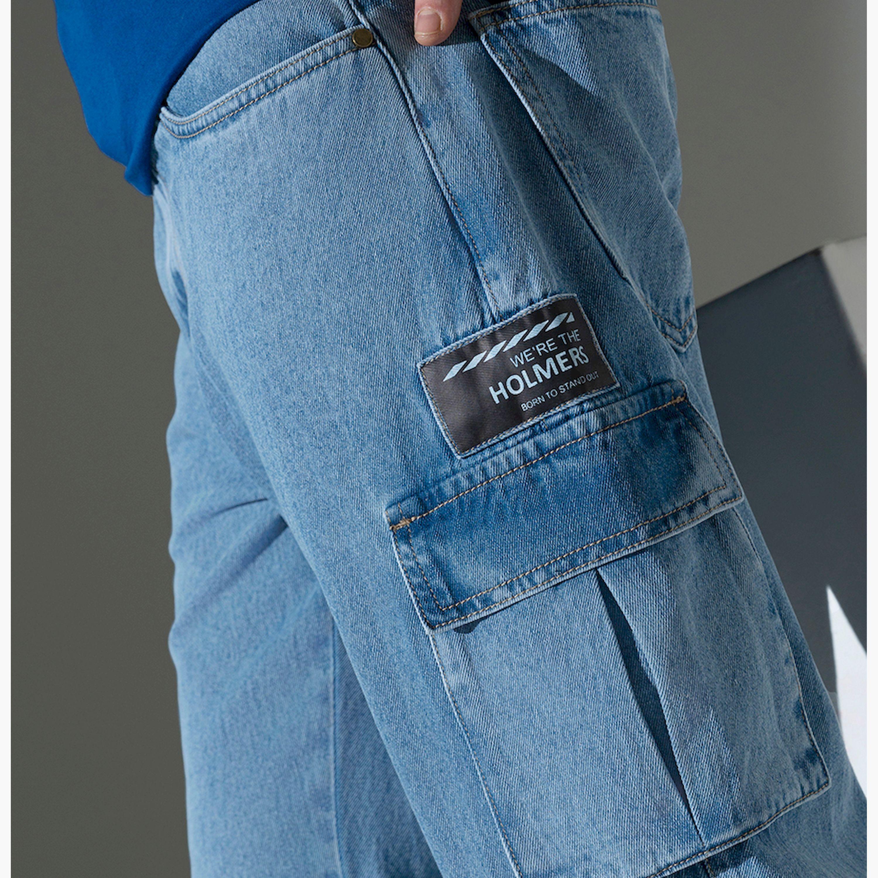 هابرهولم × ستايلي-  بنطال جينز للرجال أزرق-men-clothing-bottoms-jeans-image-5
