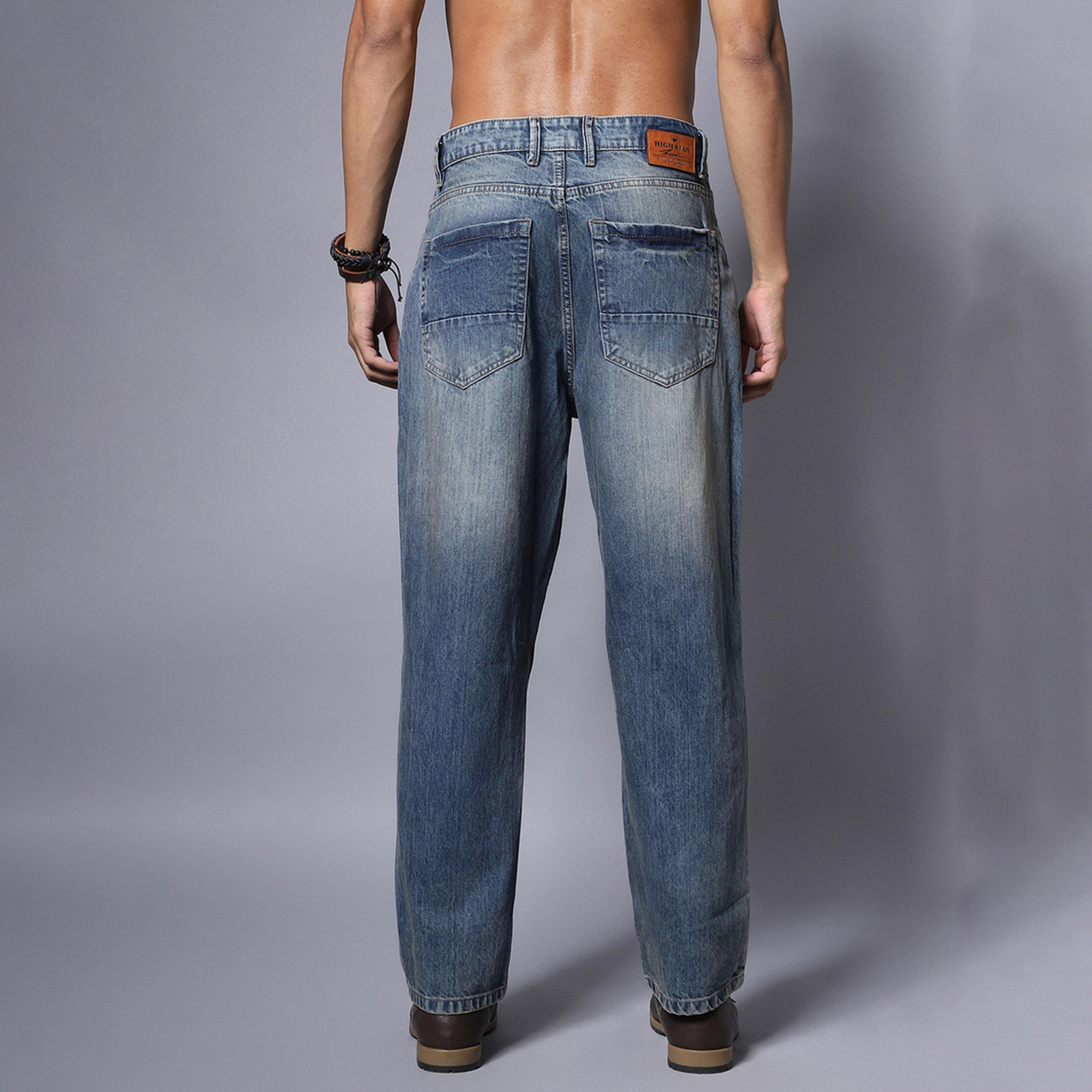 هاي ستار × ستايلي-  بنطال جينز للرجال أزرق-men-clothing-bottoms-jeans-image-4