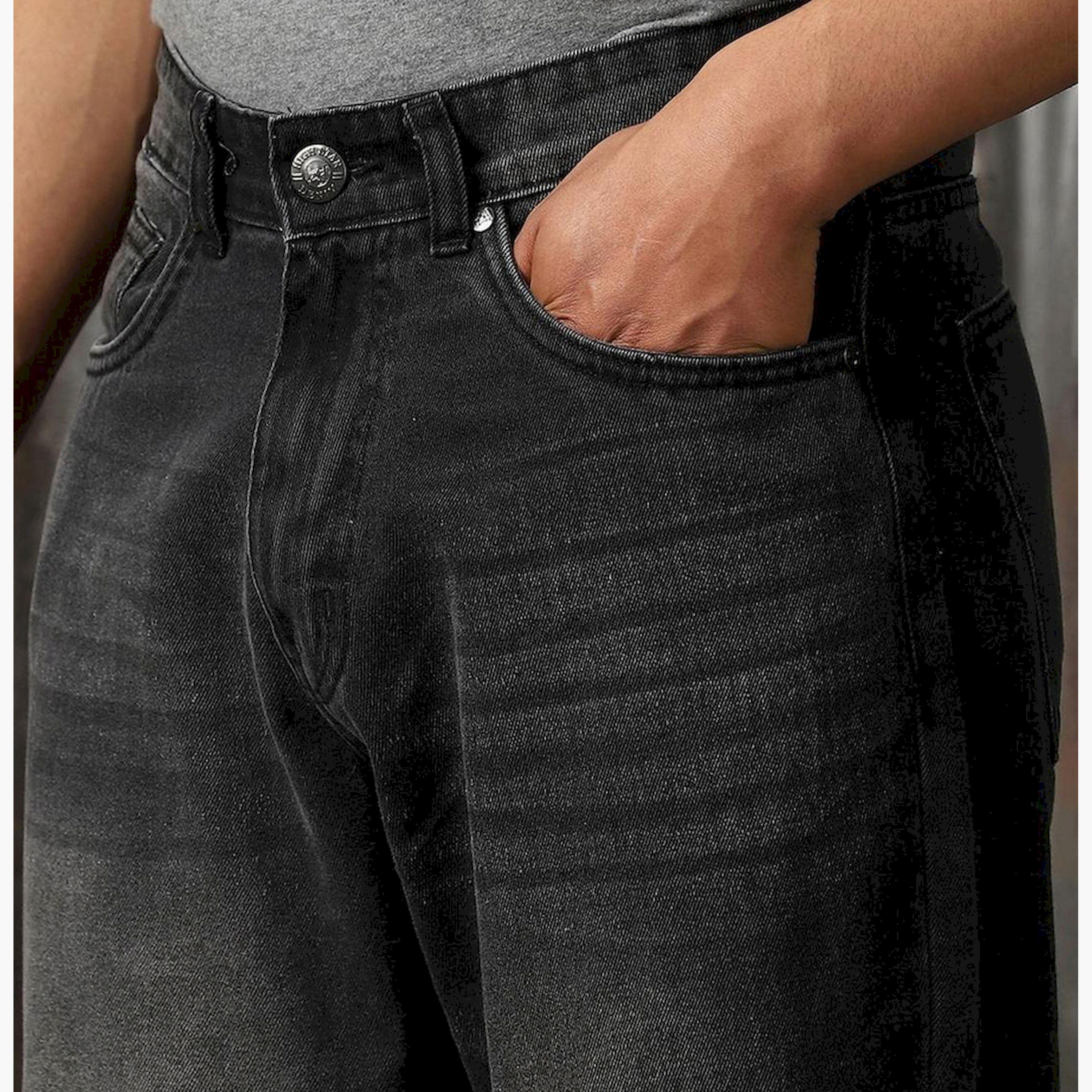 هاي ستار × ستايلي-  بنطال جينز للرجال أسود 6-men-clothing-bottoms-jeans-image-4