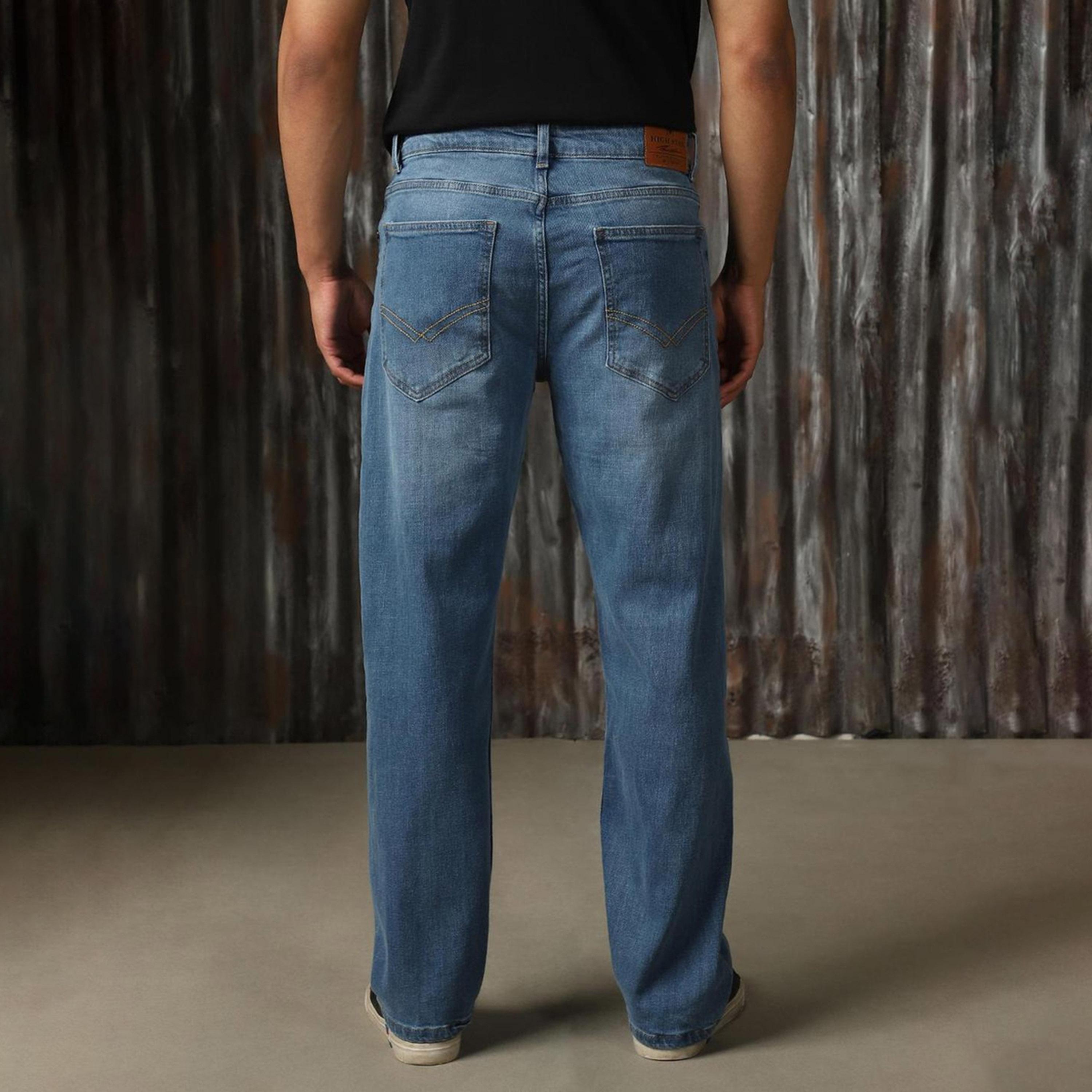 هاي ستار × ستايلي-  بنطال جينز للرجال نيلي-men-clothing-bottoms-jeans-image-4