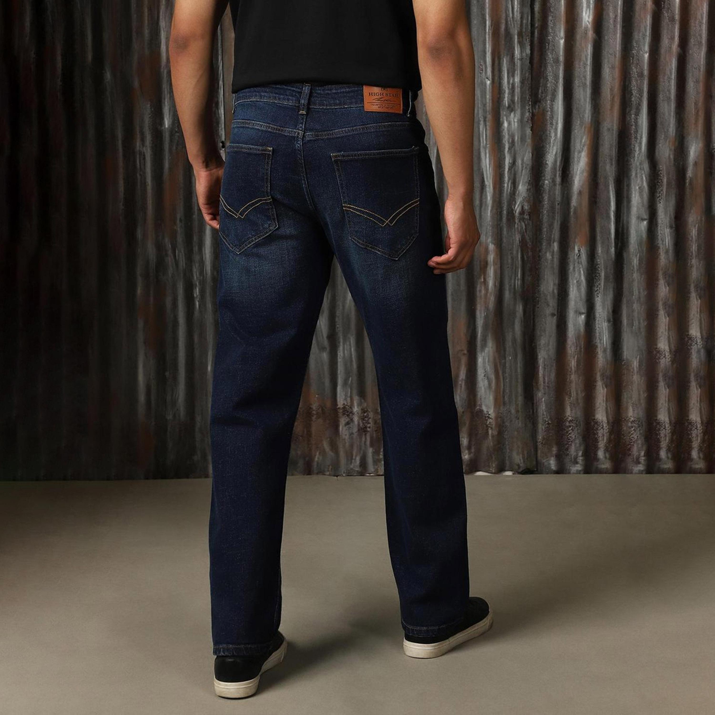 هاي ستار × ستايلي-  بنطال جينز للرجال نيلي-men-clothing-bottoms-jeans-image-3