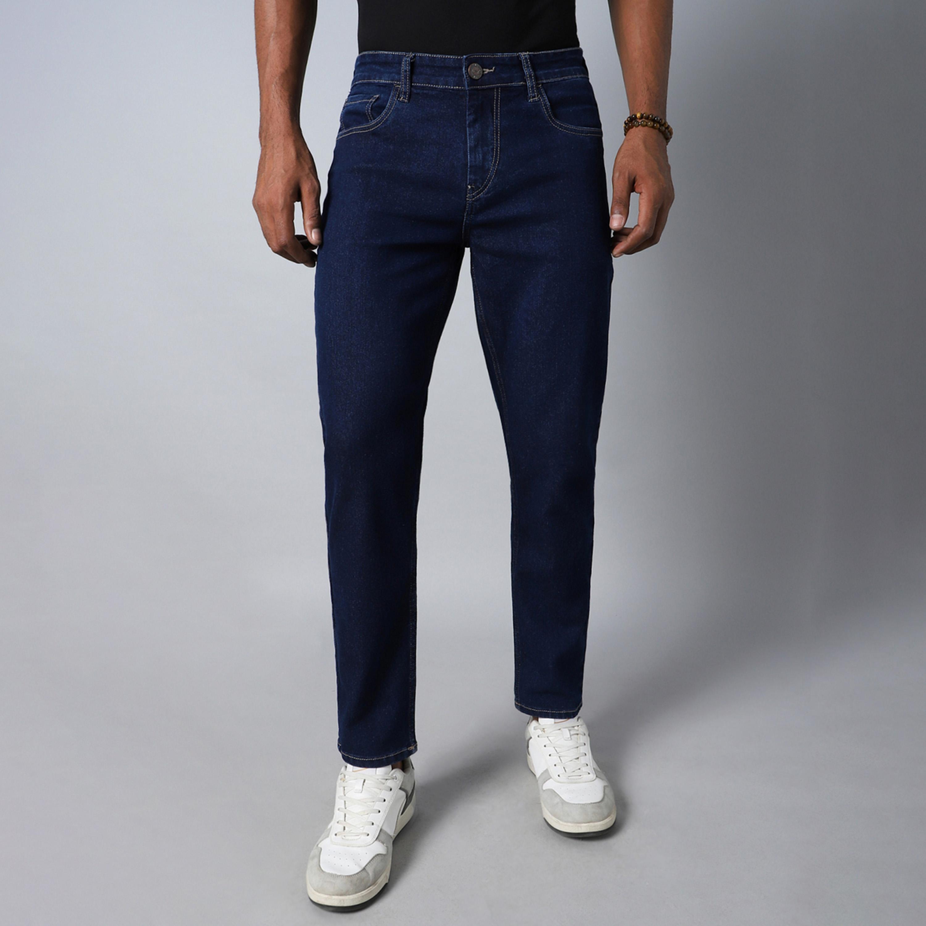 هاي ستار × ستايلي-  بنطال جينز للرجال نيلي-men-clothing-bottoms-jeans-image-1