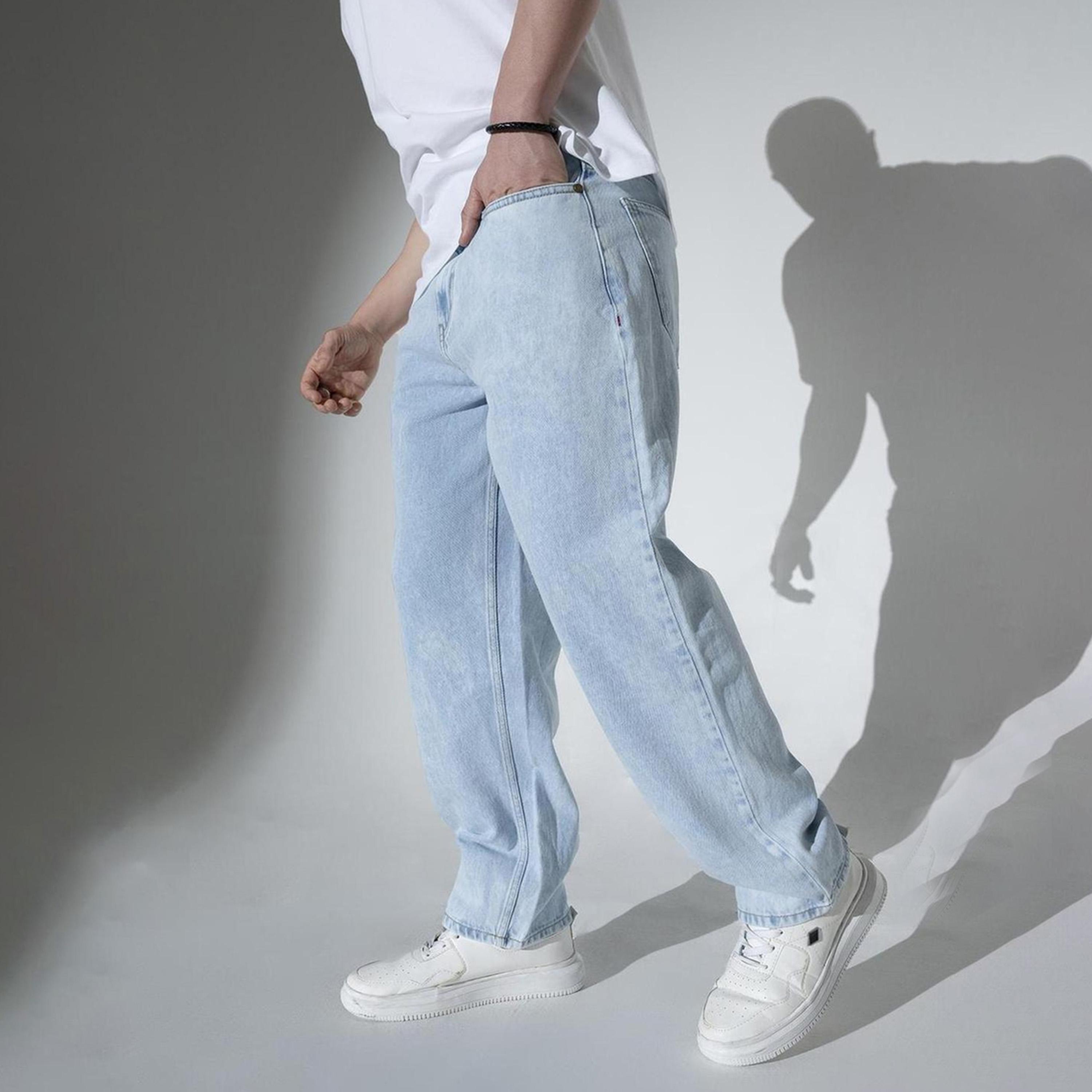 Hubberholme X Styli Men Blue Jeans-men-clothing-bottoms-jeans-image-4