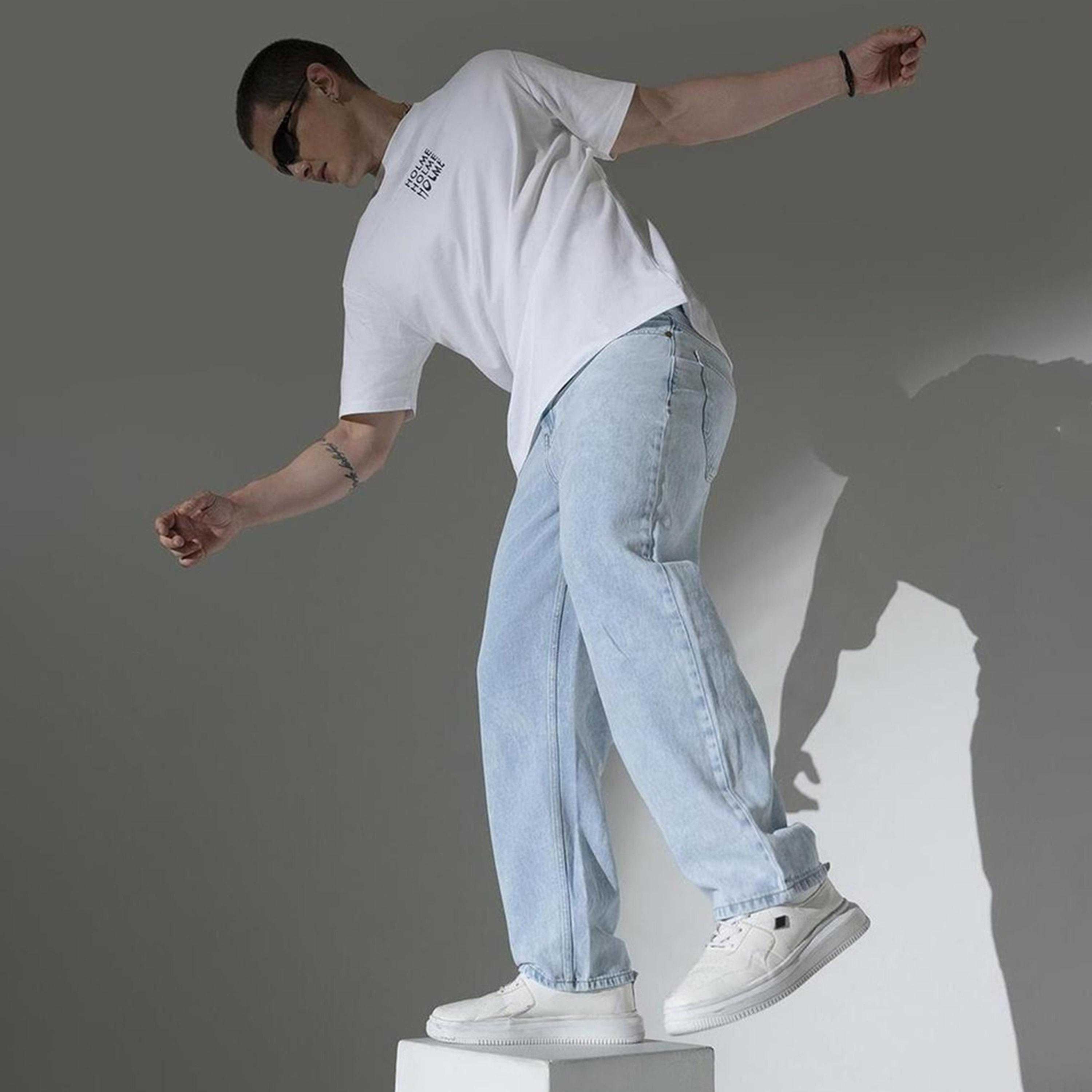 Hubberholme X Styli Men Blue Jeans-men-clothing-bottoms-jeans-image-5