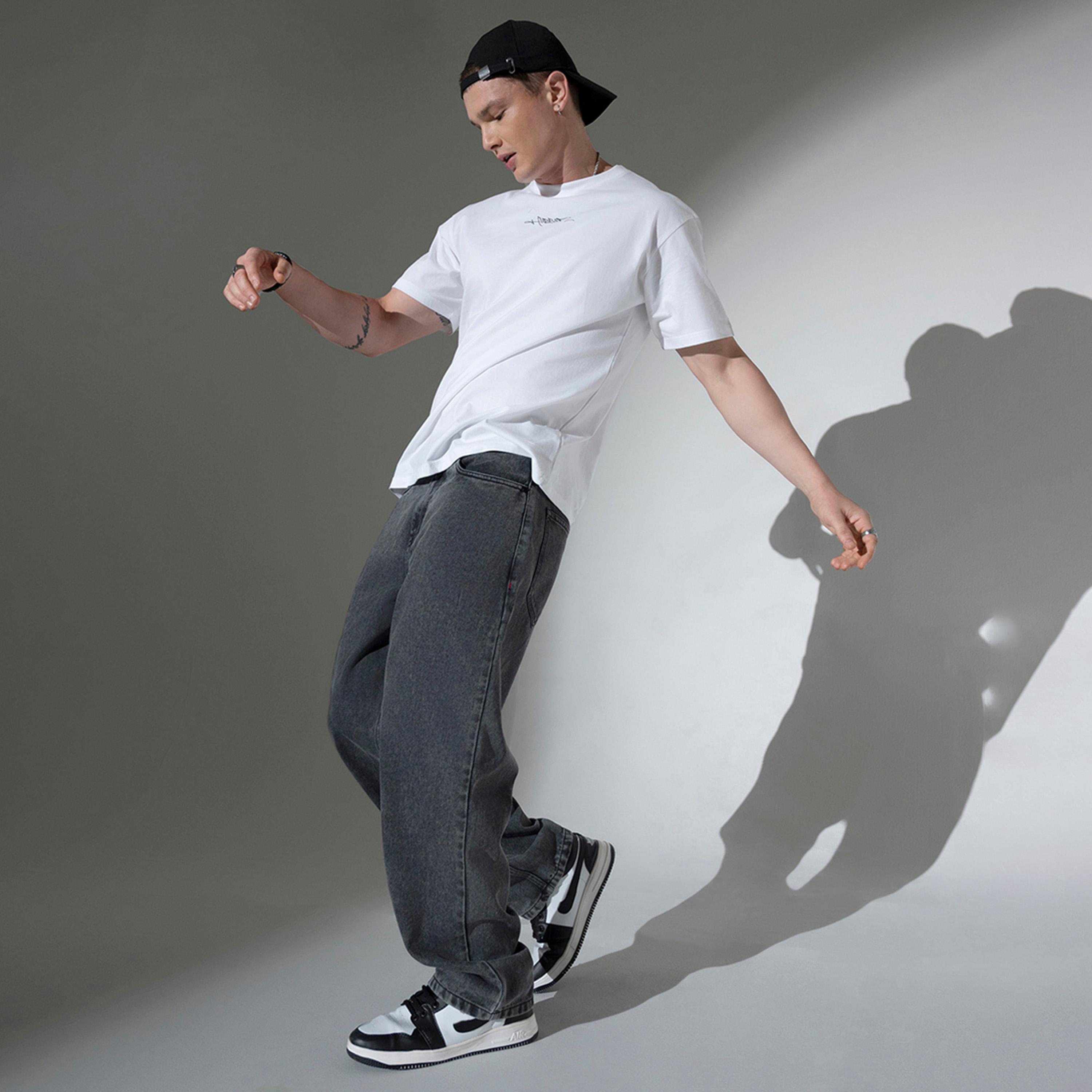 Hubberholme X Styli Men Grey Jeans-men-clothing-bottoms-jeans-image-1