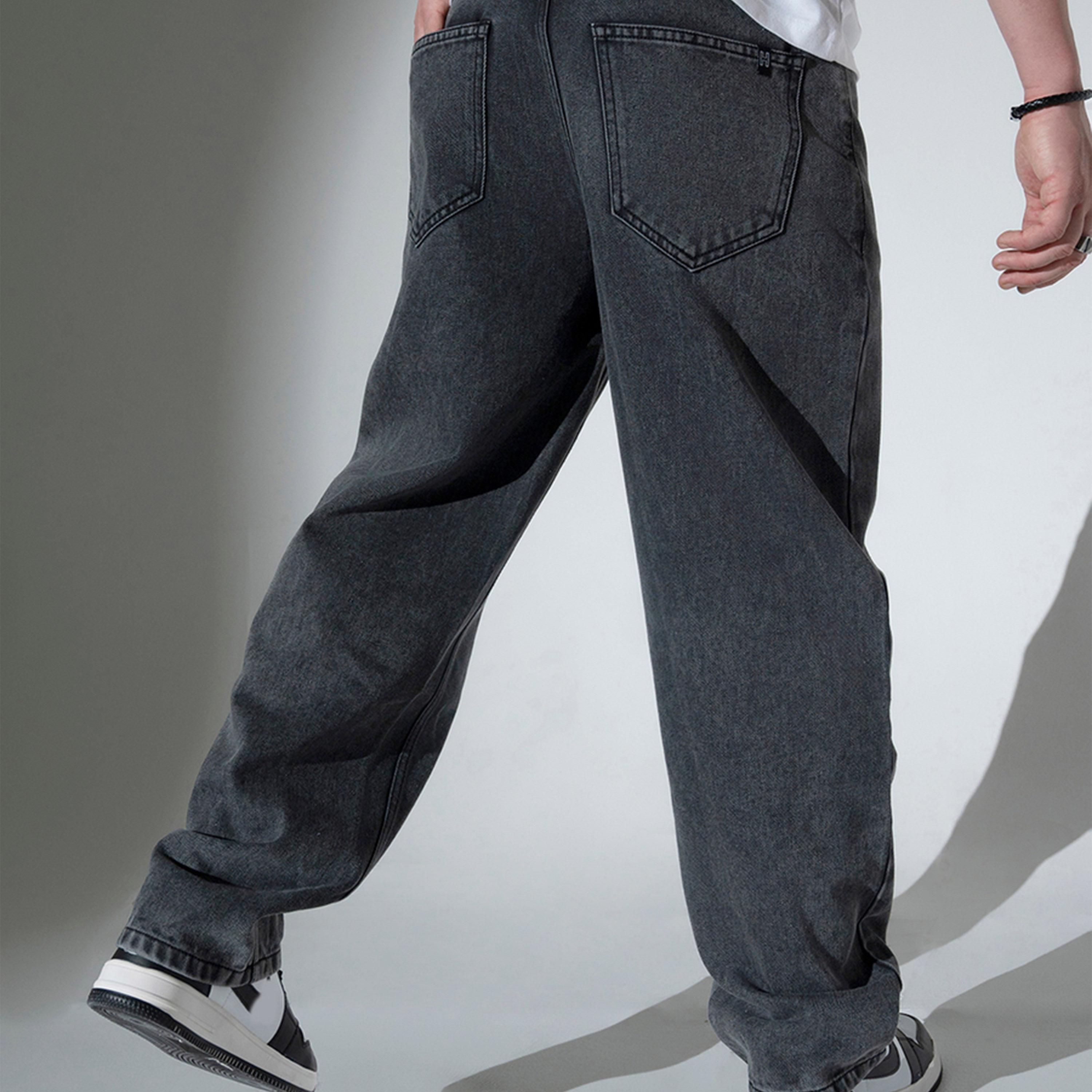 Hubberholme X Styli Men Grey Jeans-men-clothing-bottoms-jeans-image-3