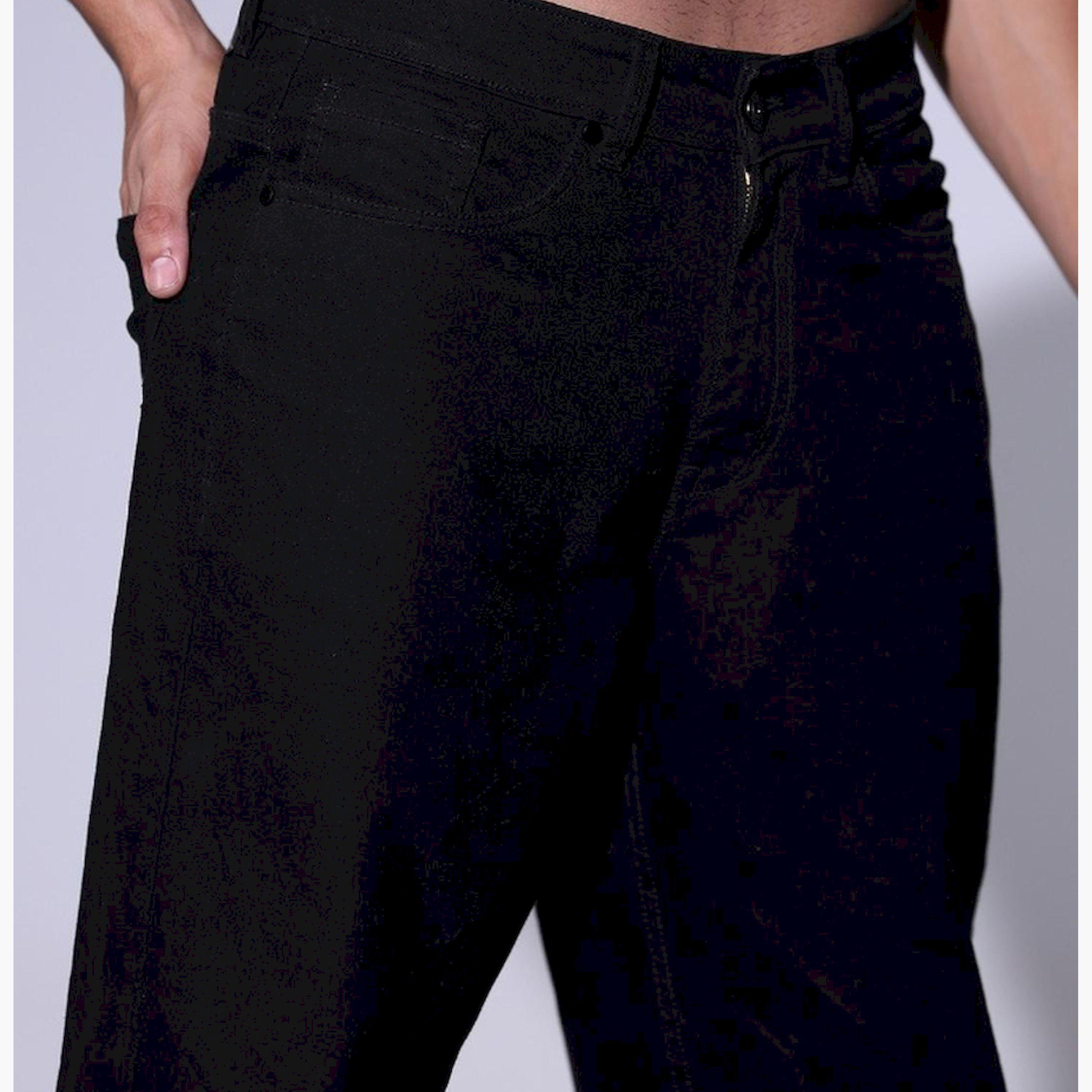 هابرهولم × ستايلي-  بنطال جينز للرجال أسود-men-clothing-bottoms-jeans-image-3