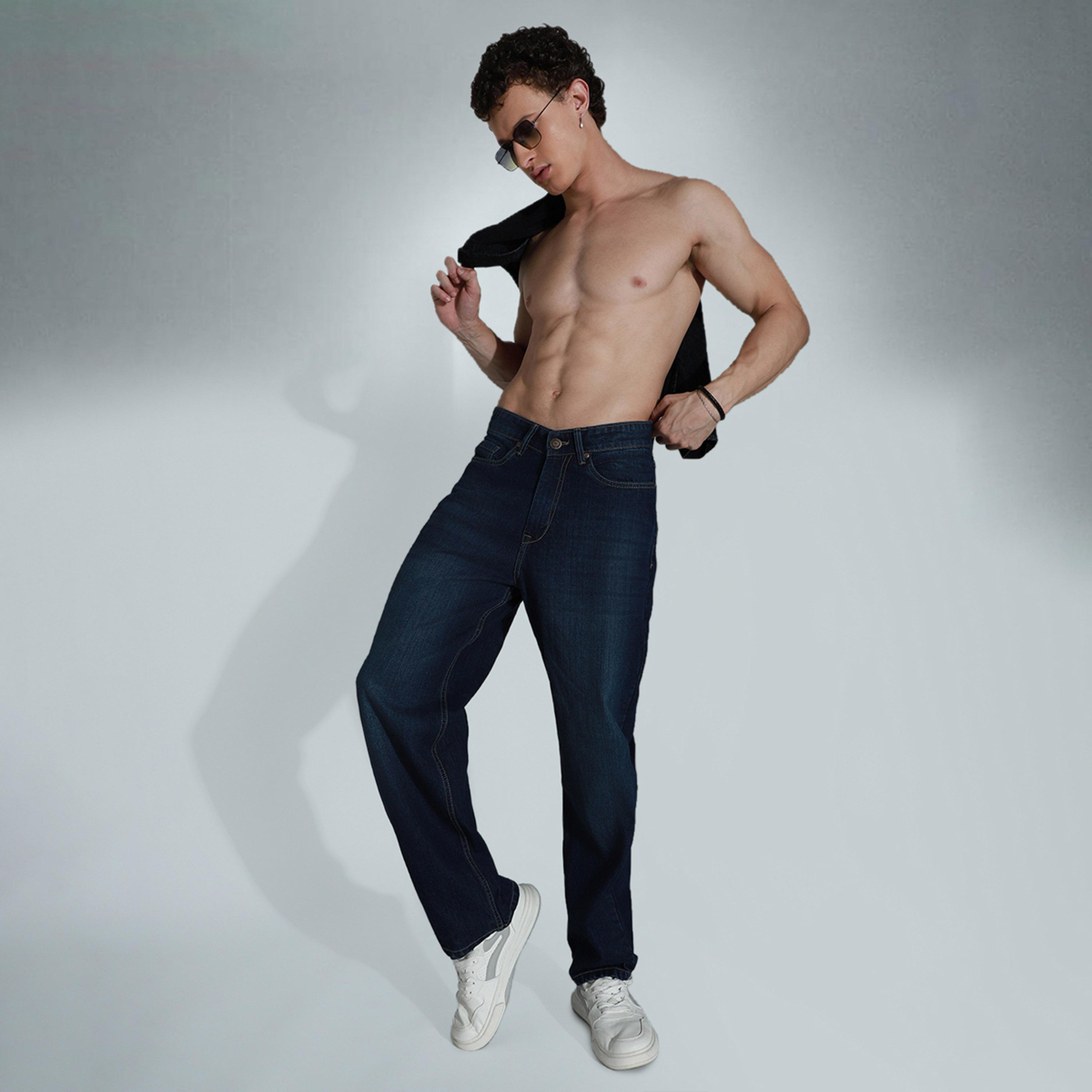 هاي ستار × ستايلي-  بنطال جينز للرجال أزرق-men-clothing-bottoms-jeans-image-5