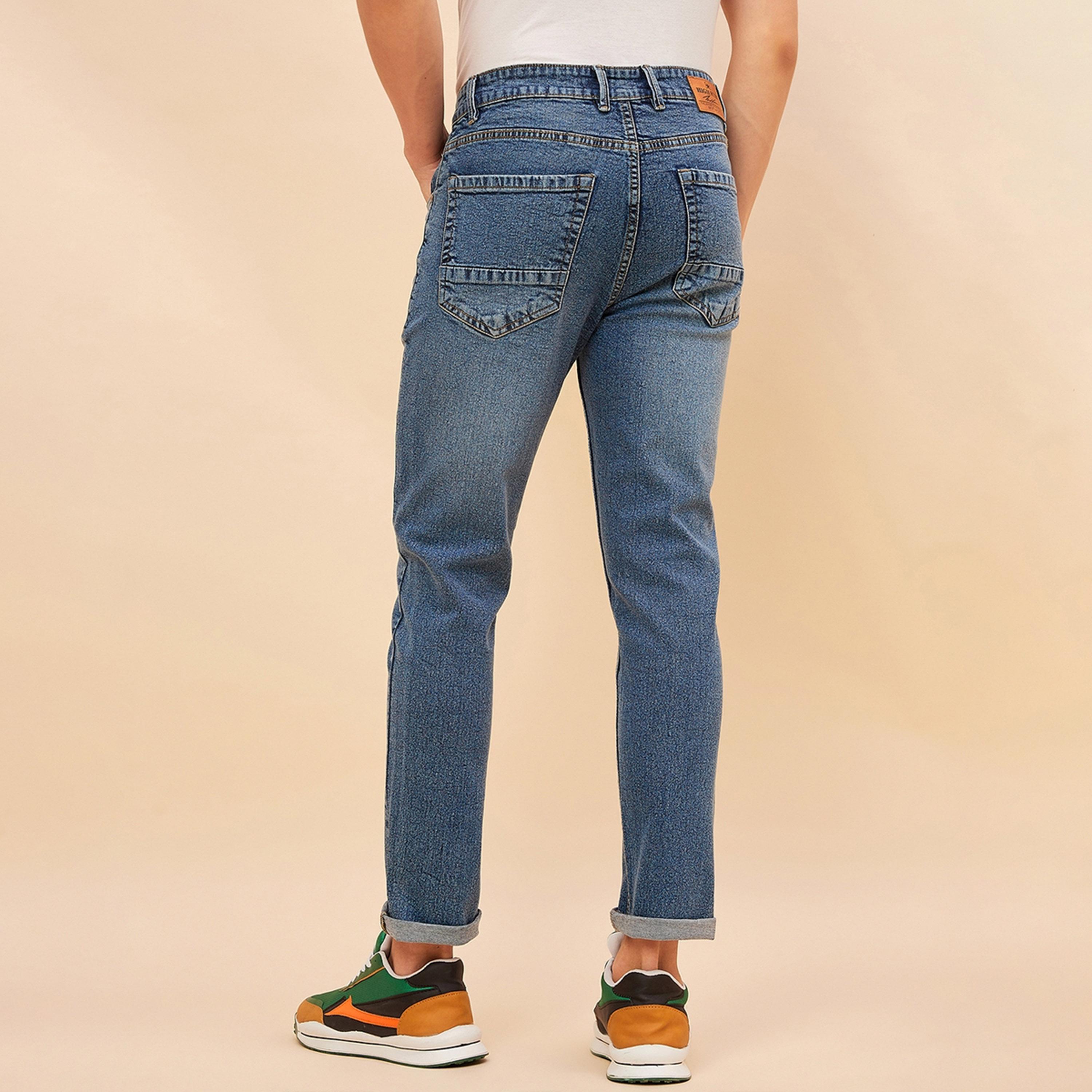 هاي ستار × ستايلي-  بنطال جينز للرجال أزرق-men-clothing-bottoms-jeans-image-5