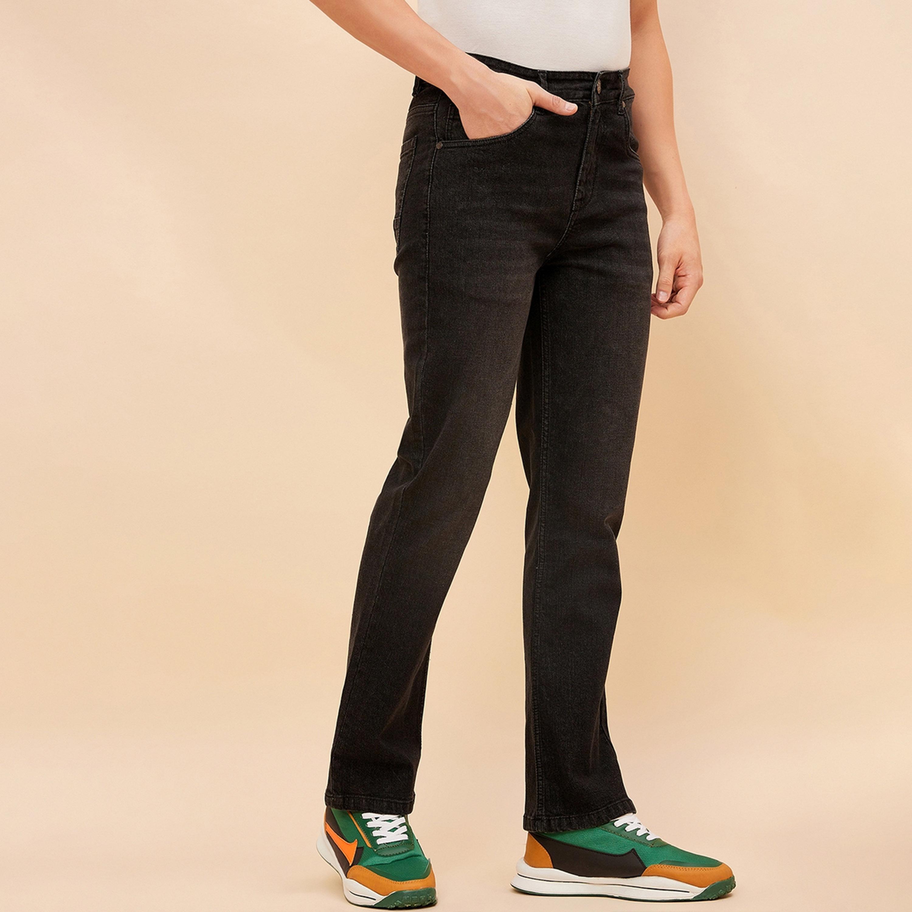 هاي ستار × ستايلي-  بنطال جينز أسود للرجال-men-clothing-bottoms-jeans-image-3