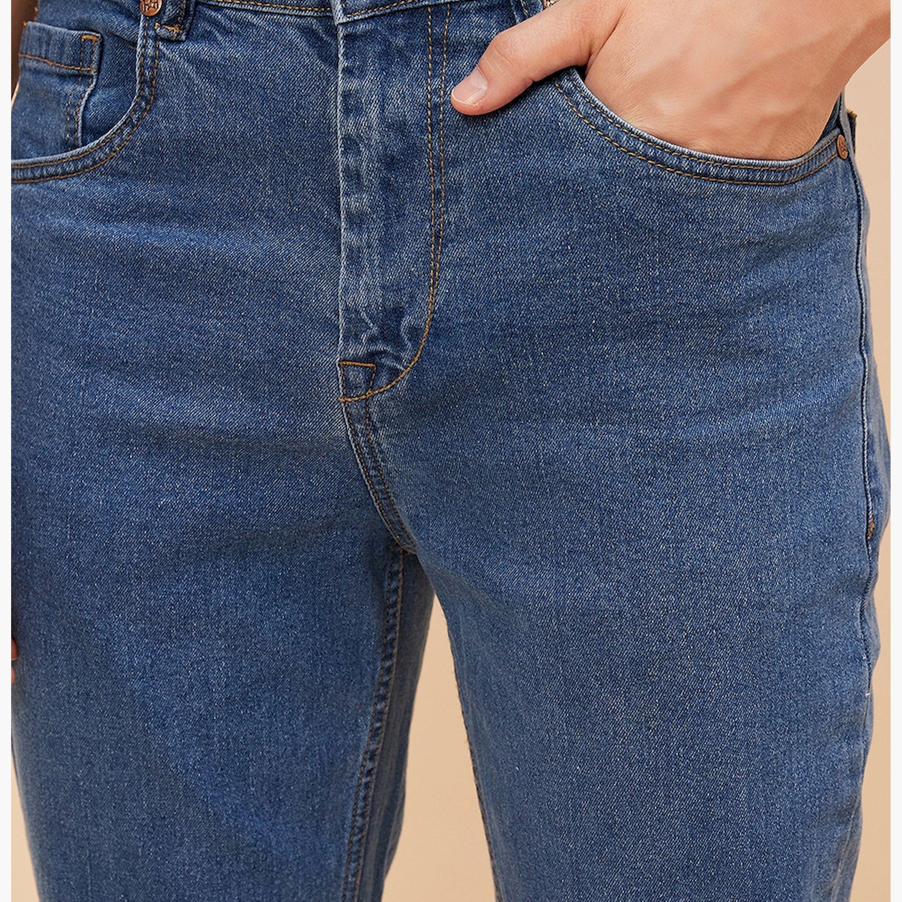 هاي ستار × ستايلي-  بنطال جينز للرجال أزرق-men-clothing-bottoms-jeans-image-5