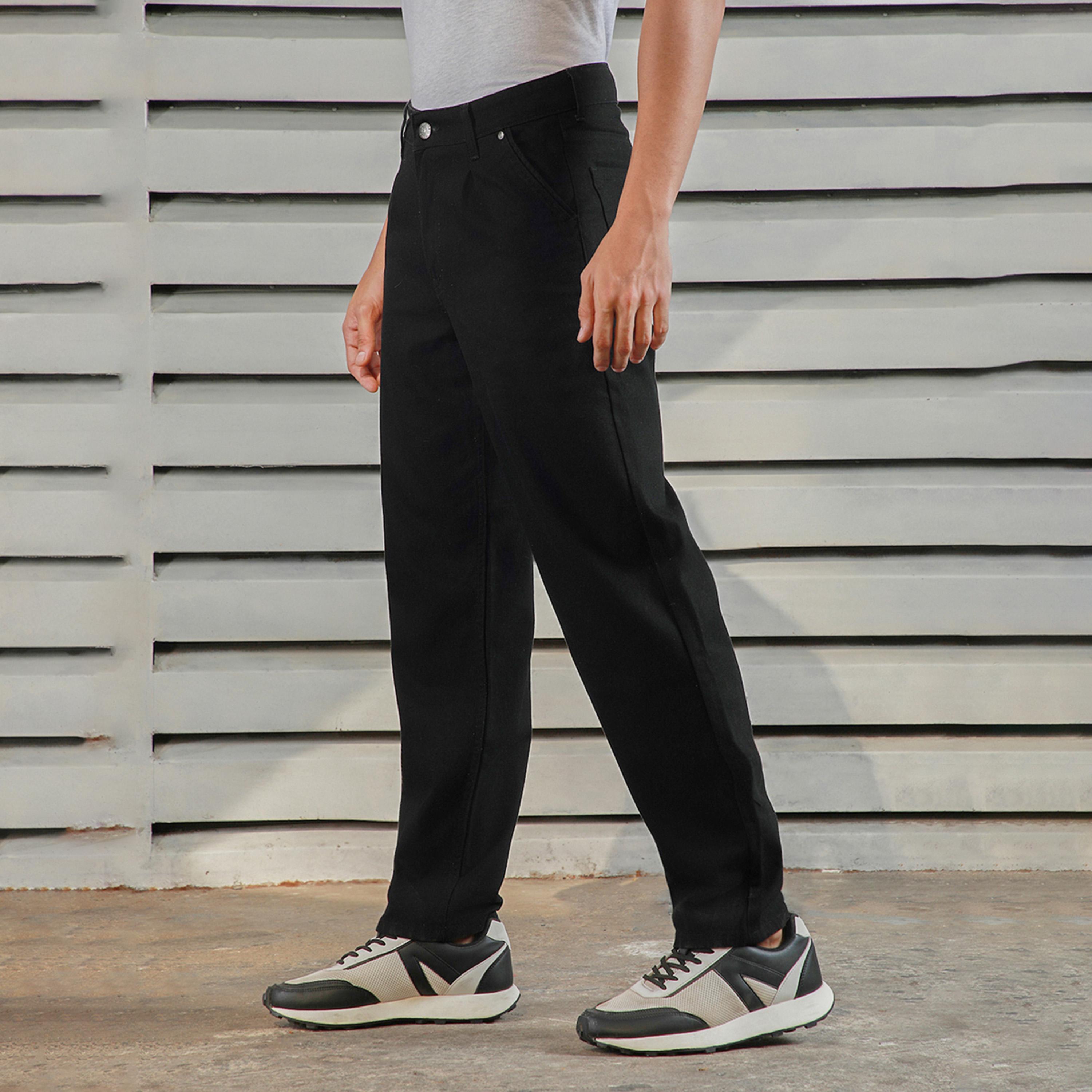 هاي ستار × ستايلي-  بنطال جينز للرجال أسود 2-men-clothing-bottoms-jeans-image-3