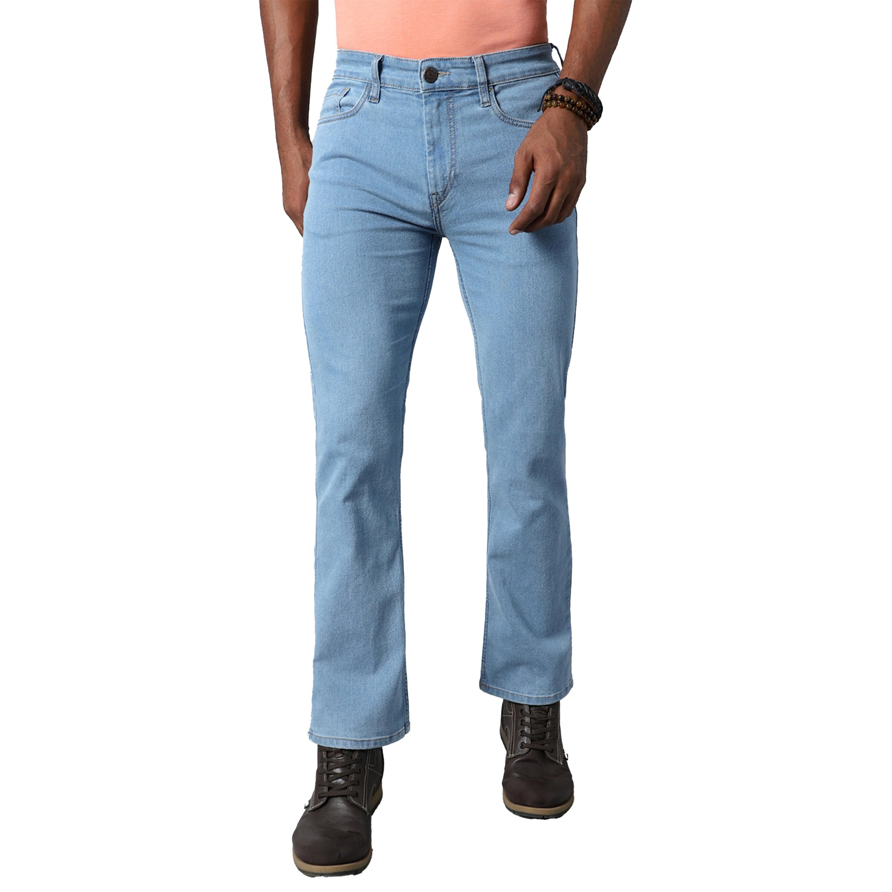 هاي ستار × ستايلي - بنطال جينز بخصر متوسط الارتفاع بقصّة عادية-men-clothing-bottoms-jeans-image-2