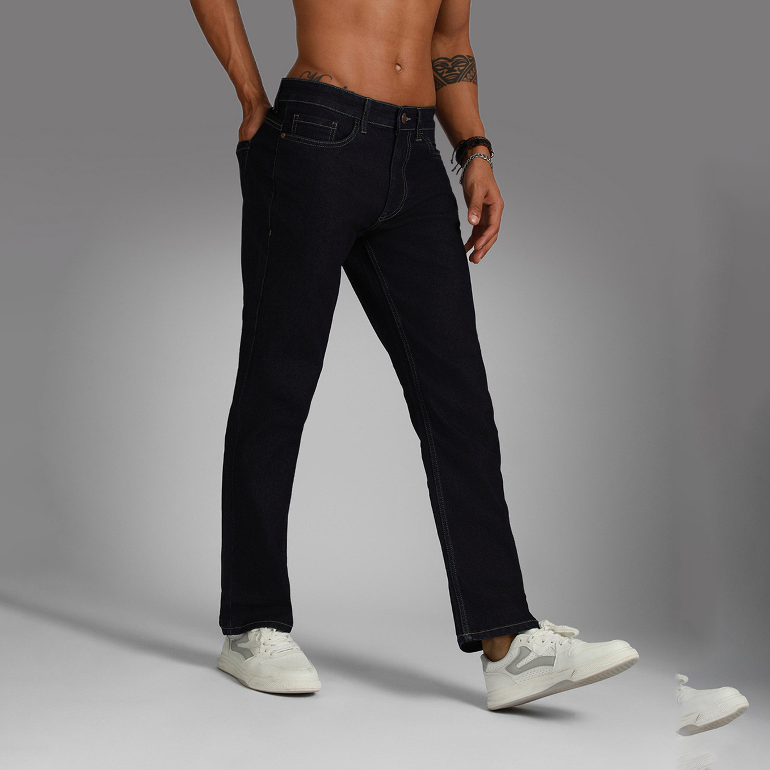 هاي ستار × ستايلي-  بنطال جينز للرجال نيلي-men-clothing-bottoms-jeans-image-1