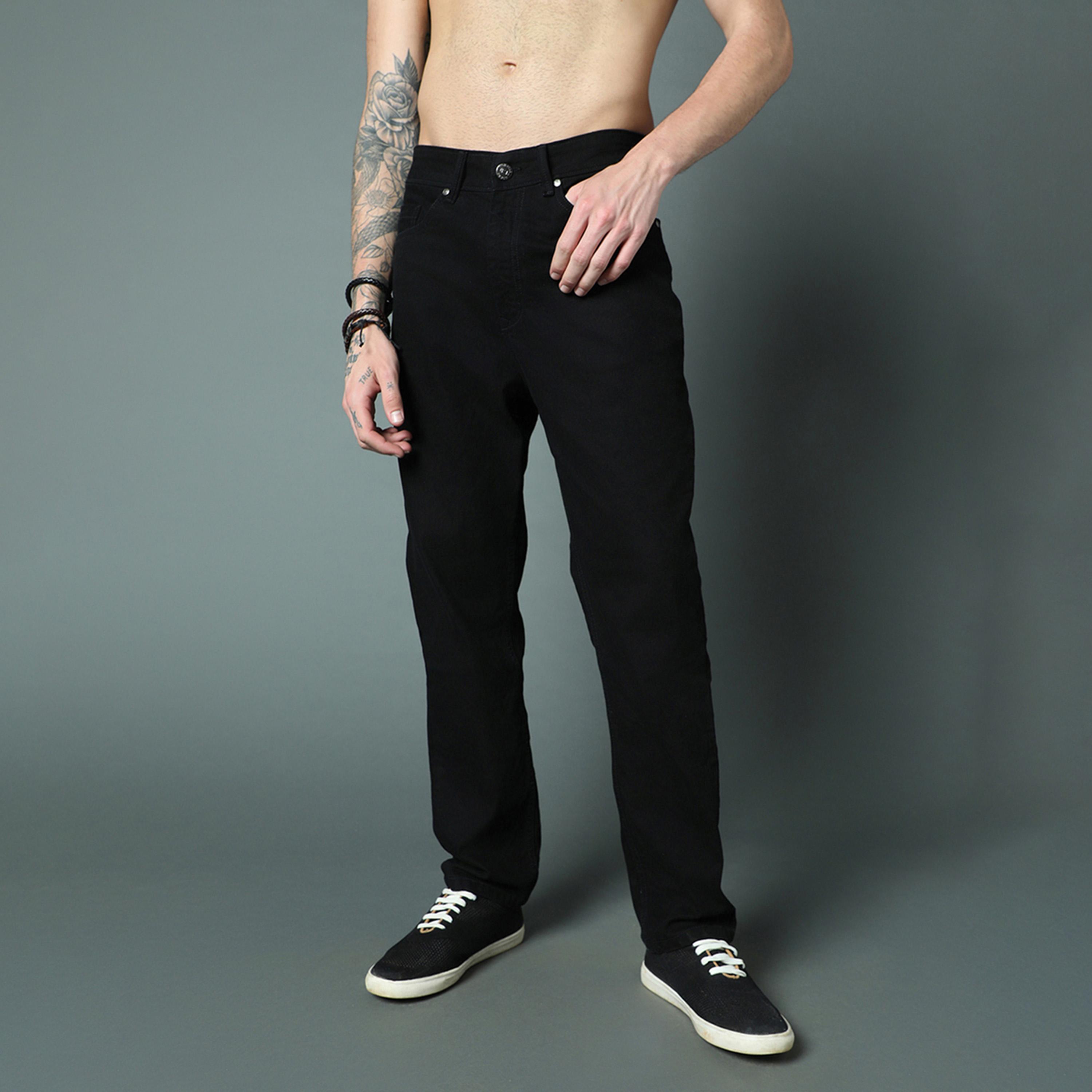 High Star X Styli Men Black Jeans-men-clothing-bottoms-jeans-image-1