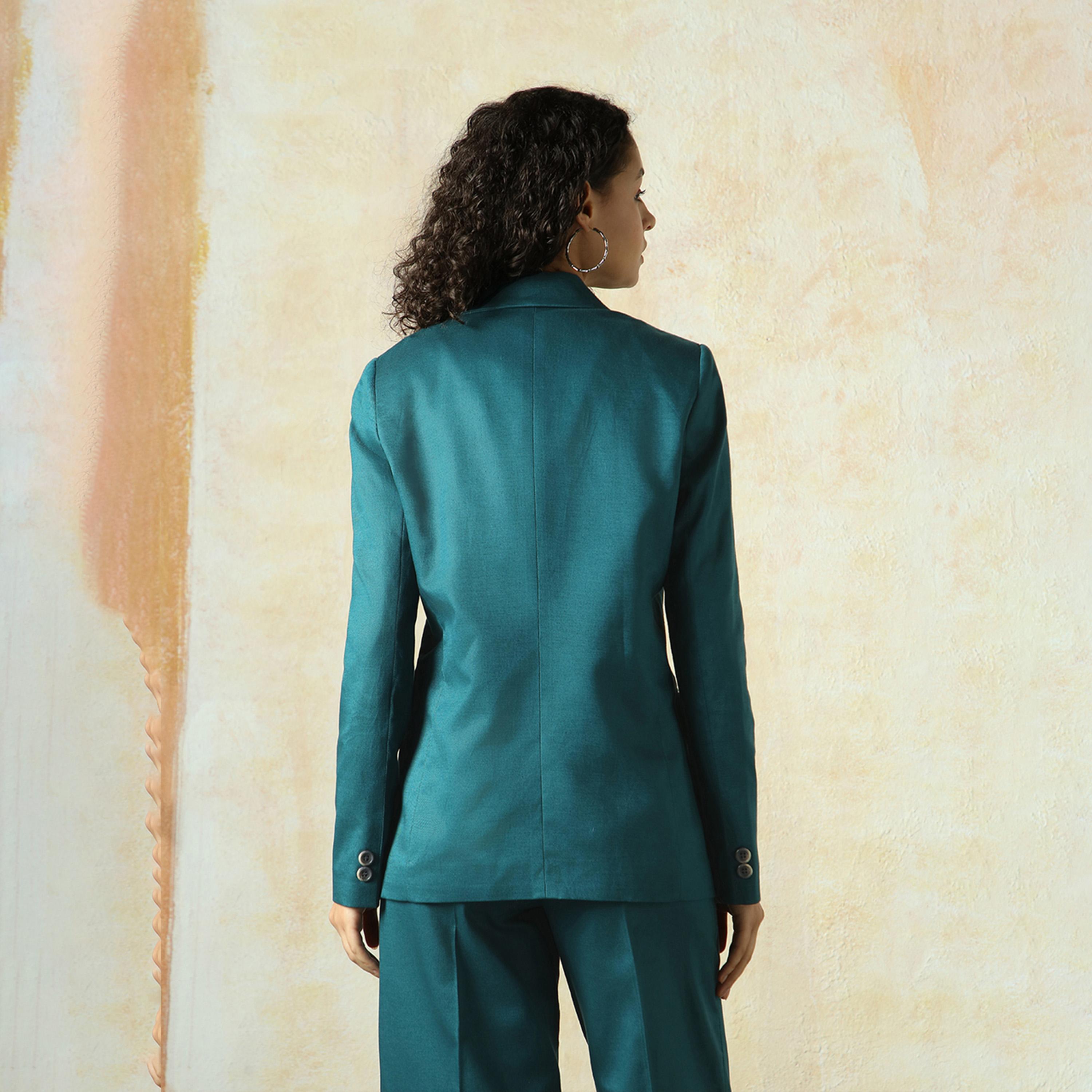 High Star X Styli Women deep teal Co-ords-women-clothing-coordsets-image-4