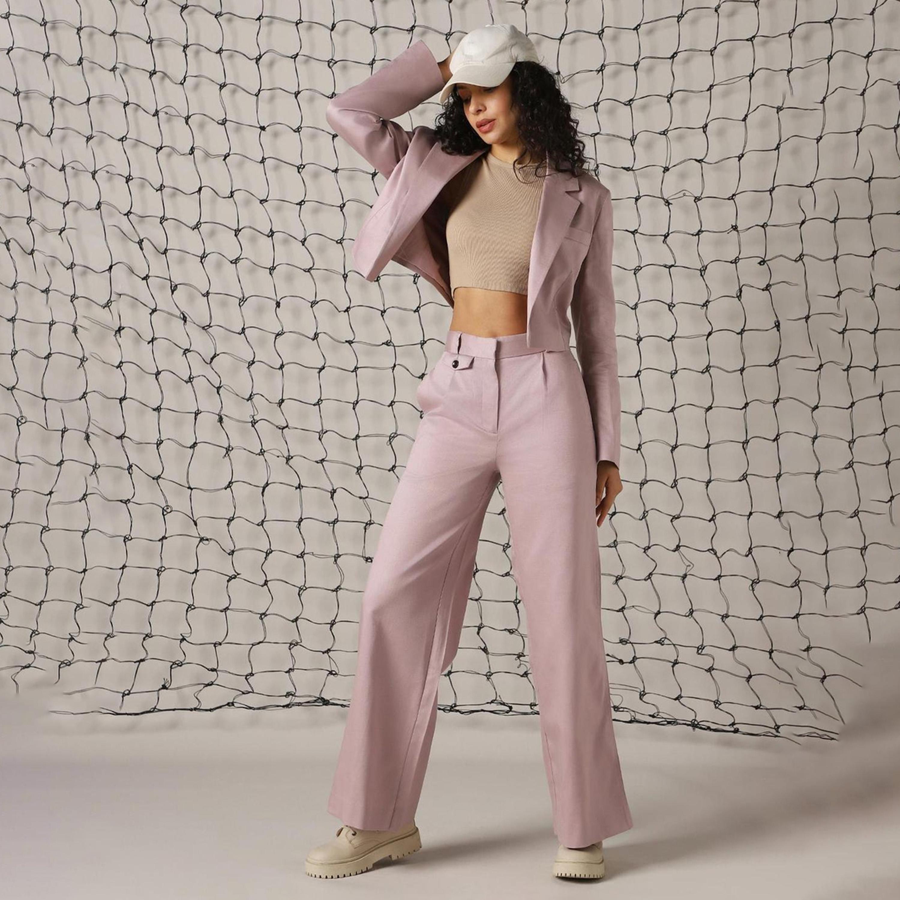 هابر هولم × ستايلي - طقم للنساء - ضبابي بحري-women-clothing-coordsets-image-1