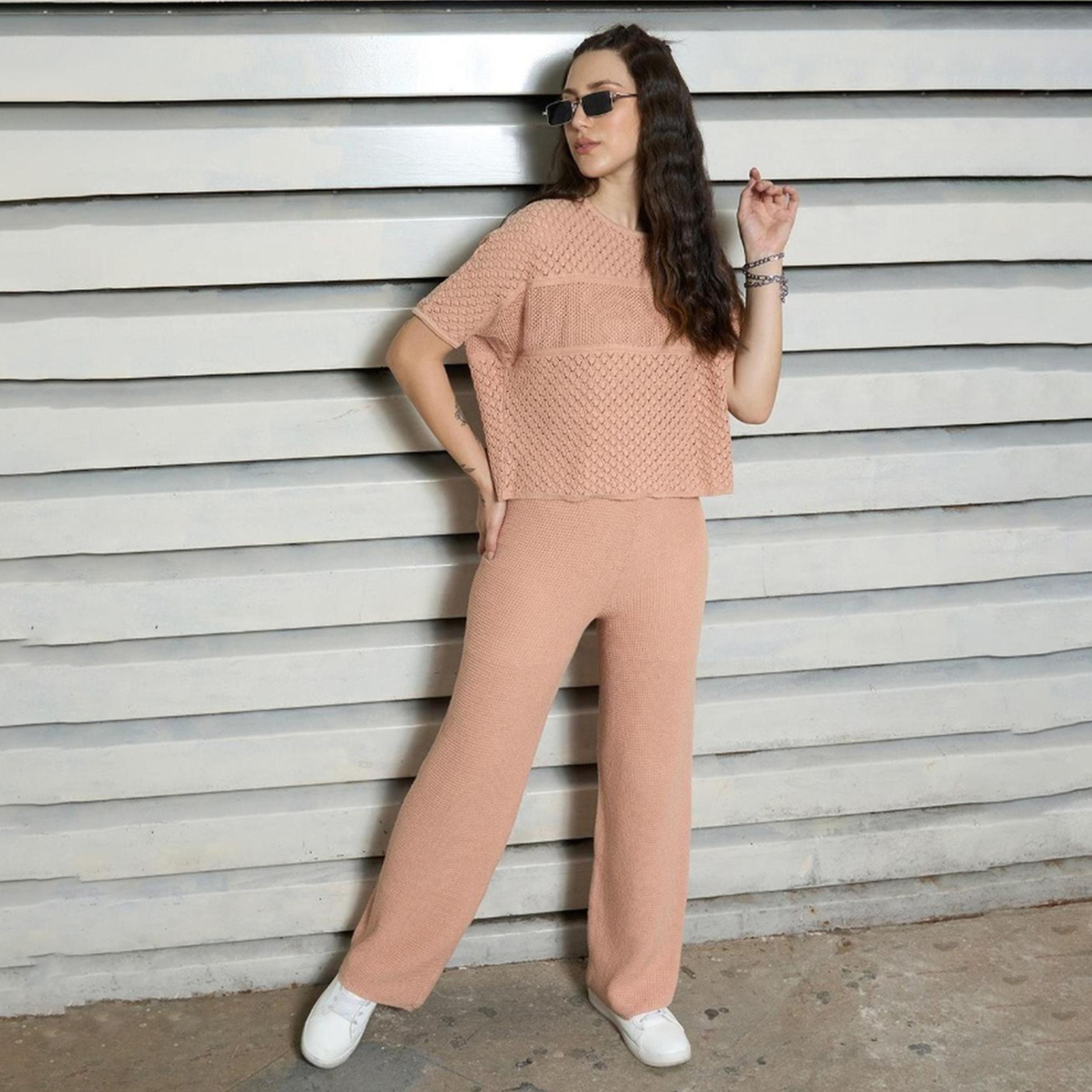 High Star X Styli Women Orange Co-ord-women-clothing-coordsets-image-1