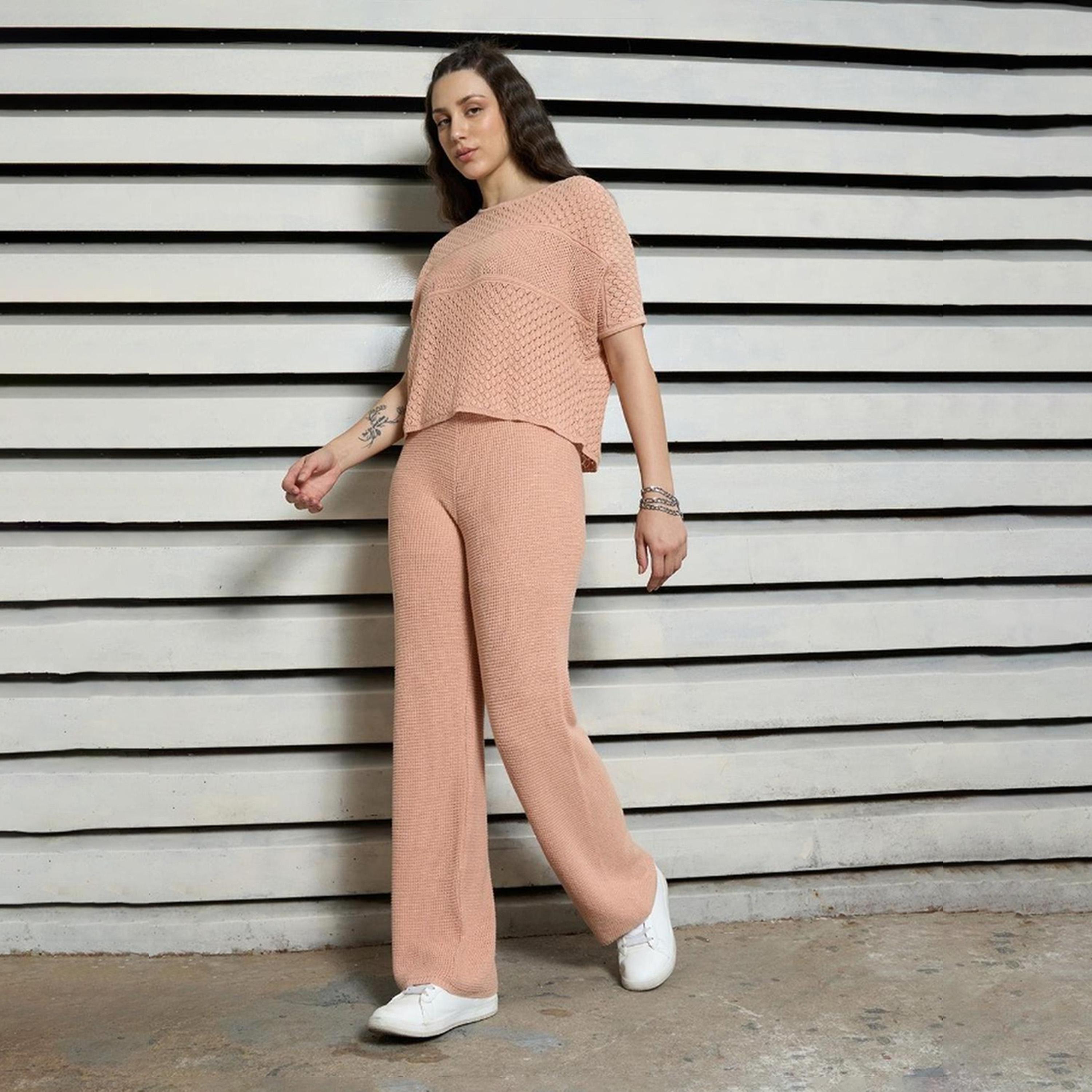 هاي ستار × ستايلي - حذاء للنساء - برتقالي-women-clothing-coordsets-image-2