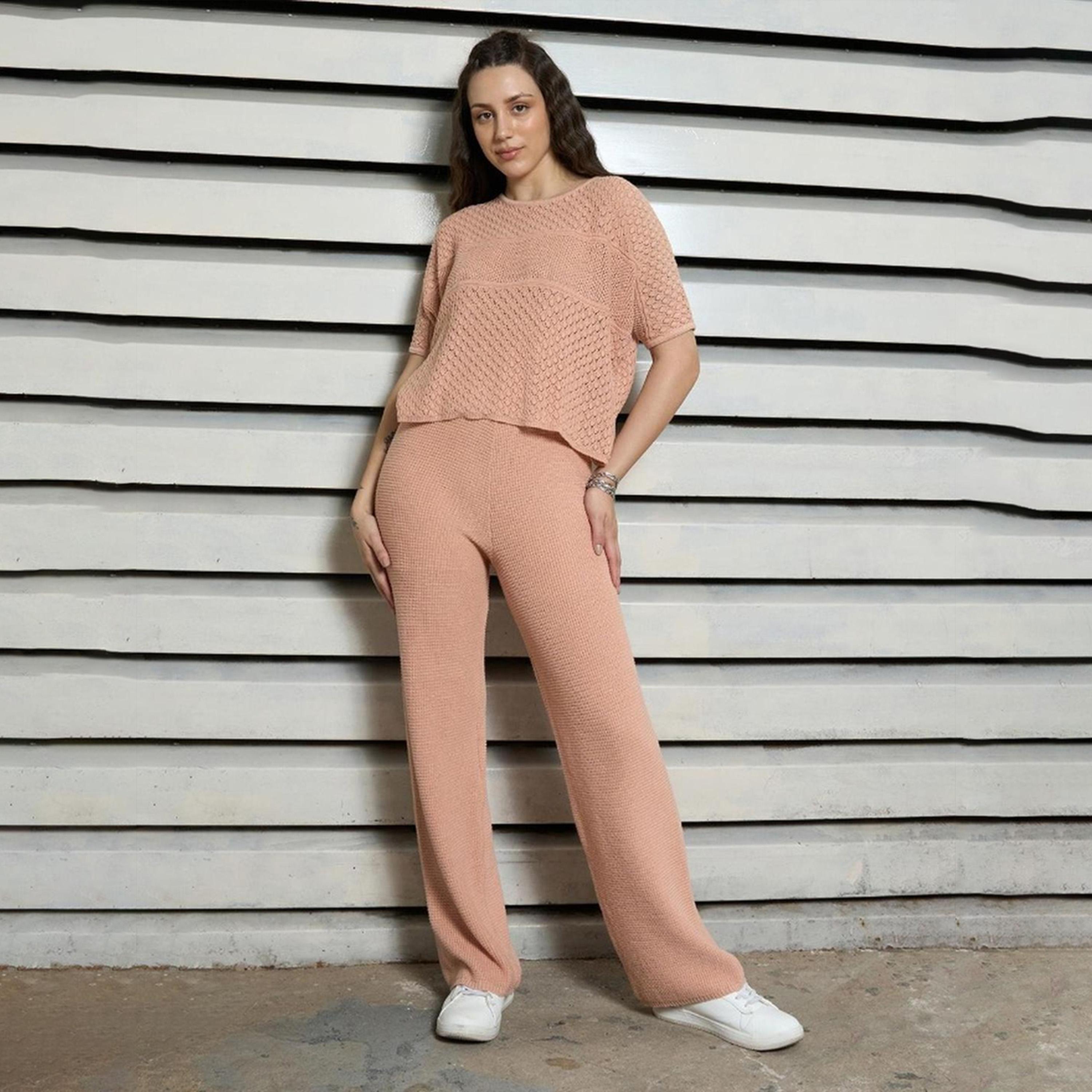 High Star X Styli Women Orange Co-ord-women-clothing-coordsets-image-3