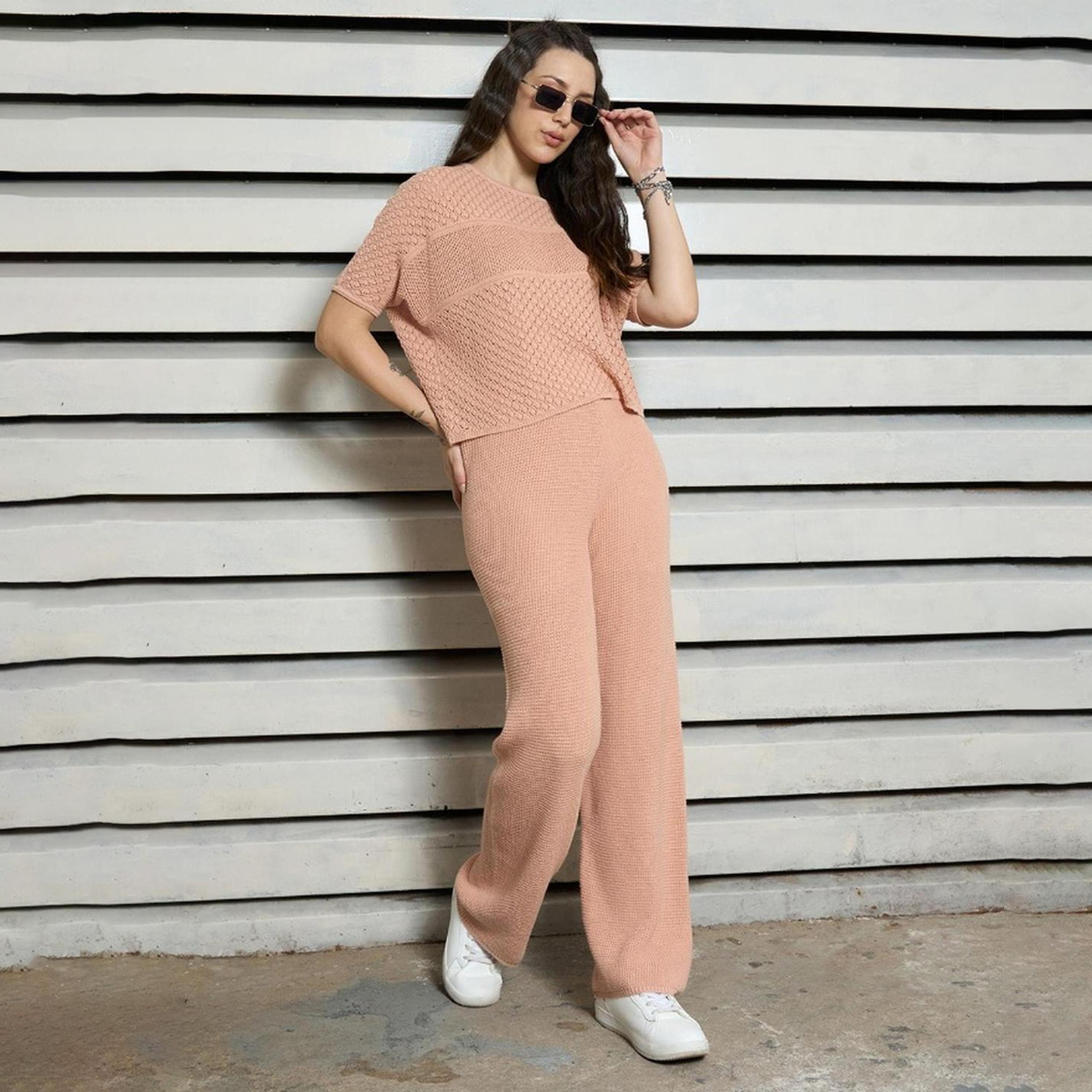 هاي ستار × ستايلي - حذاء للنساء - برتقالي-women-clothing-coordsets-image-4