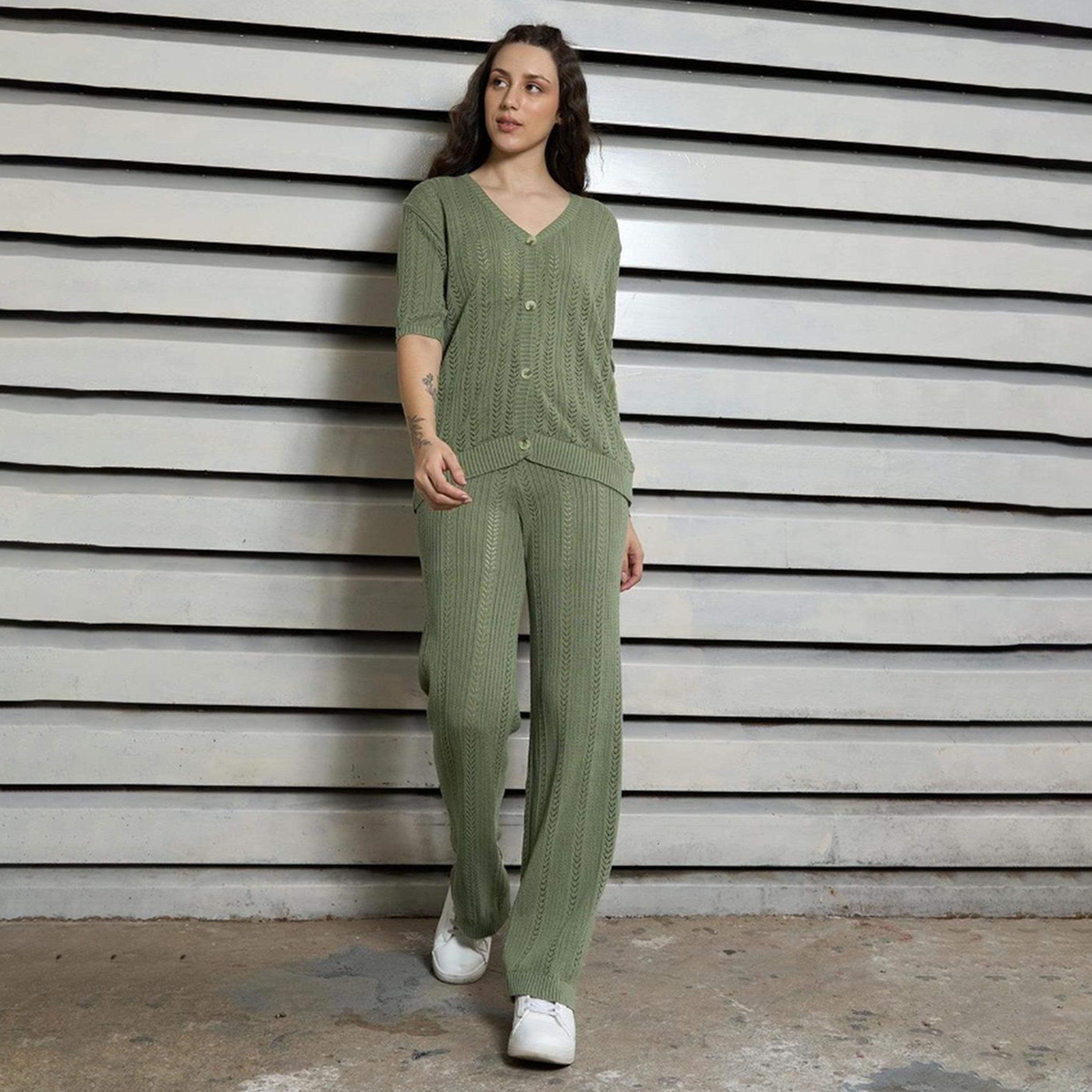 High Star X Styli Women Green Co-ord-women-clothing-coordsets-image-3