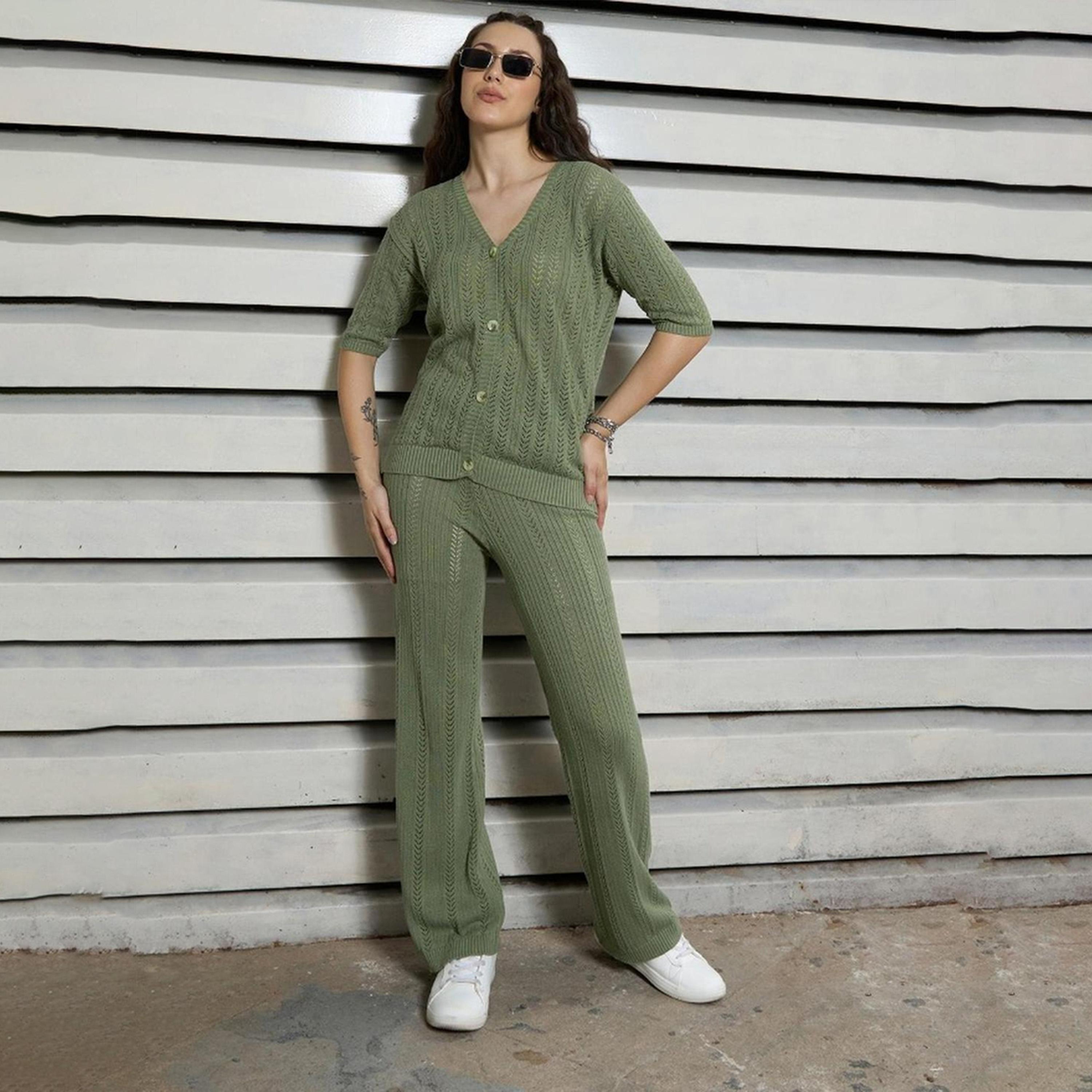 High Star X Styli Women Green Co-ord-women-clothing-coordsets-image-6