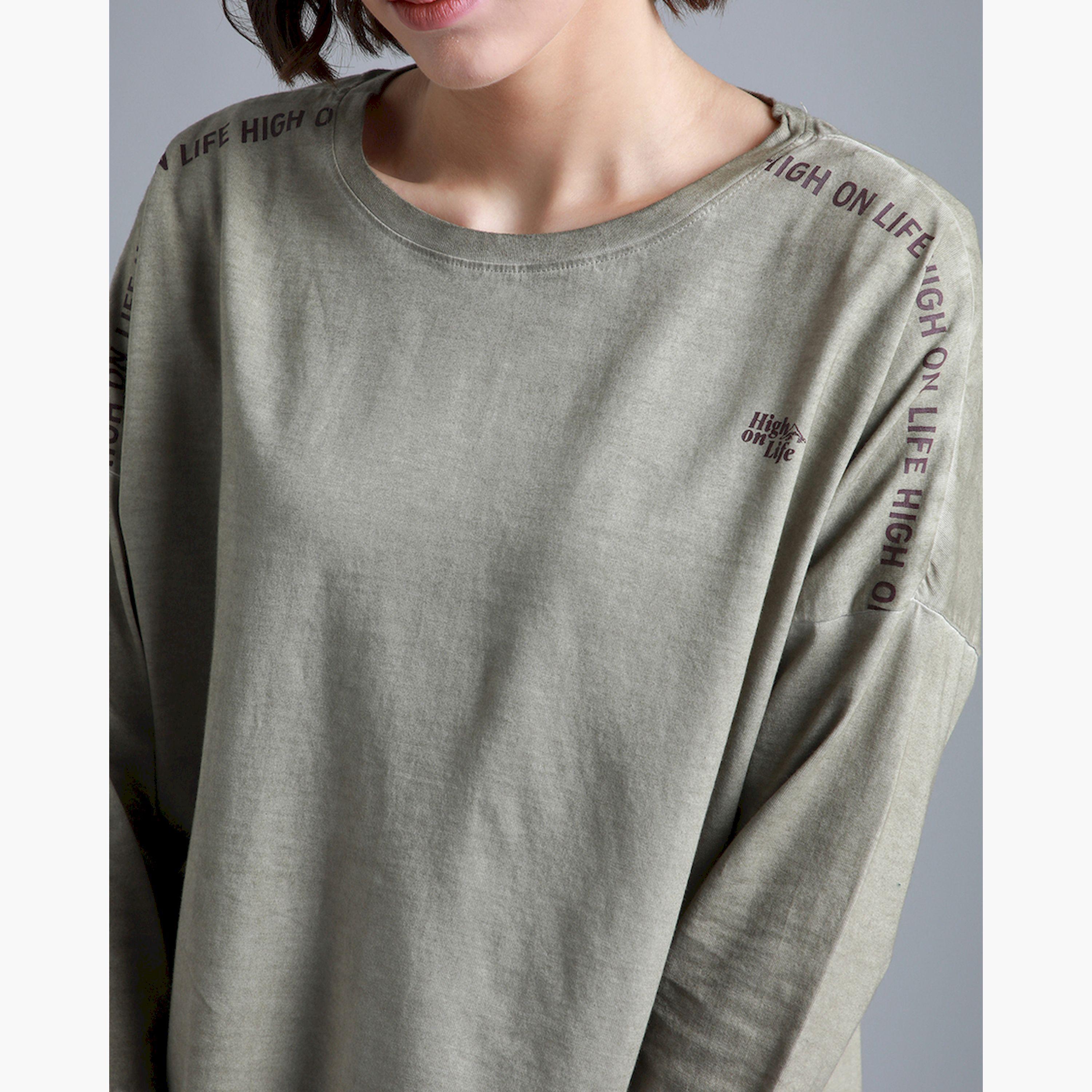 High Star X Styli Women Beige T-shirts-women-clothing-tshirts-image-2