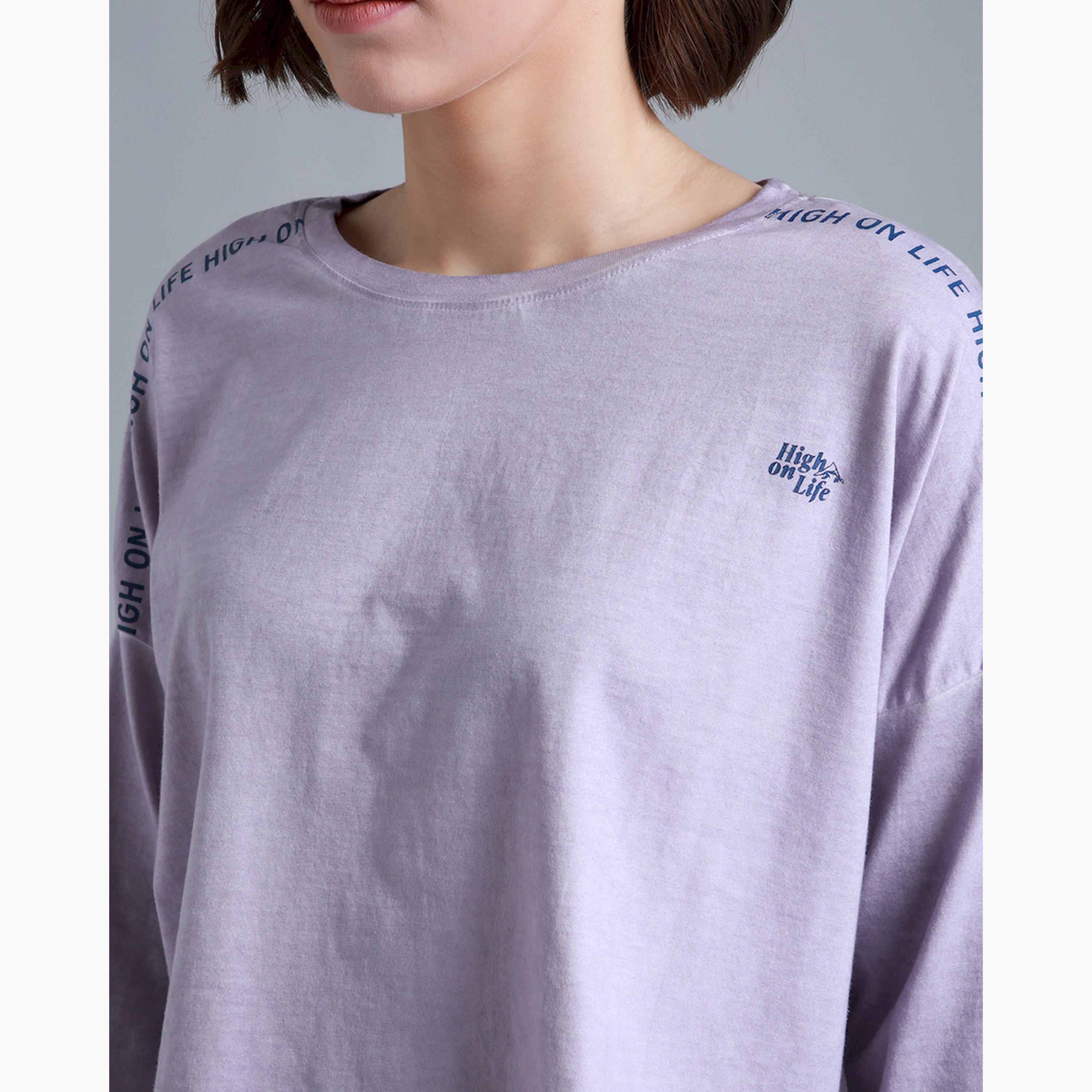 هاي ستار × ستايلي - تي شيرت نسائي - بنفسجي-women-clothing-tshirts-image-2