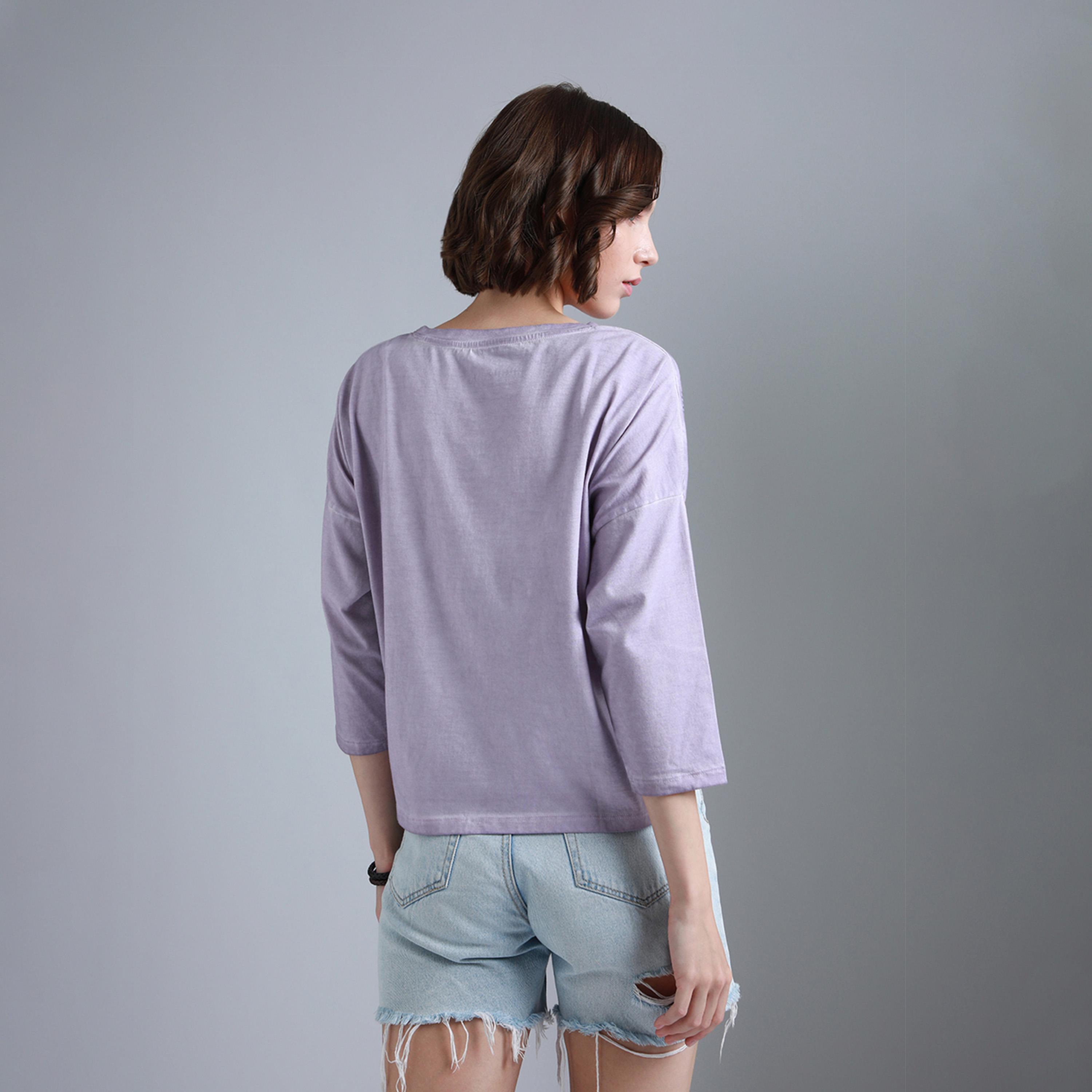 هاي ستار × ستايلي - تي شيرت نسائي - بنفسجي-women-clothing-tshirts-image-4