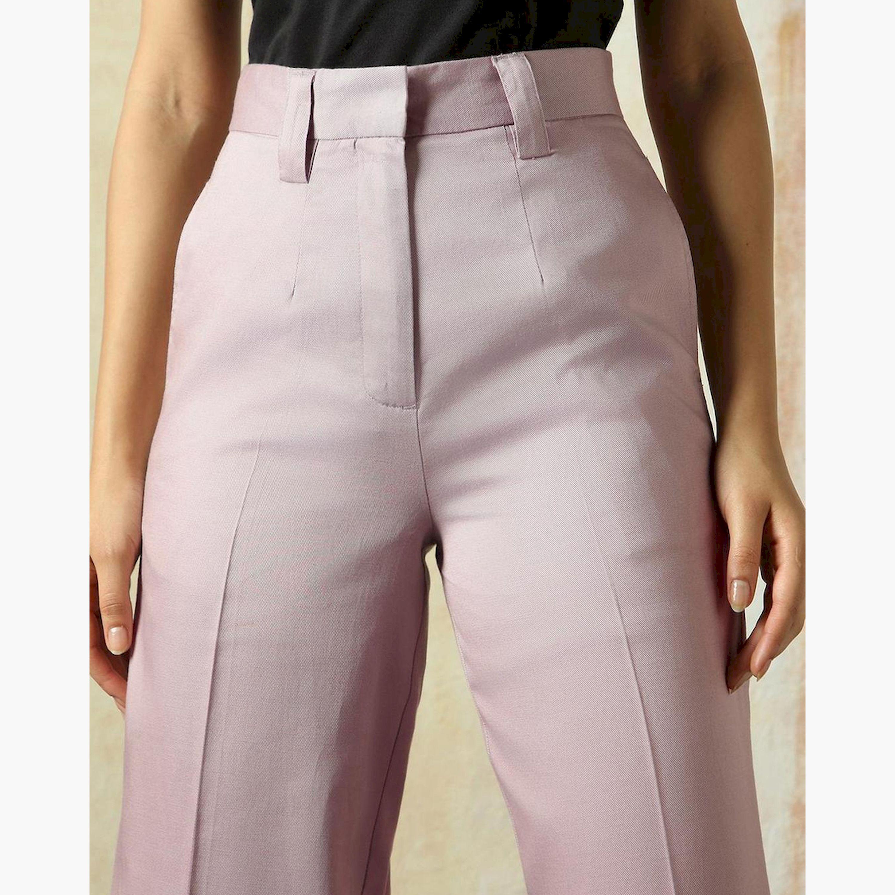 هاي ستار × ستايلي - بنطال نسائي واسع الساق - خزامي-women-clothing-bottoms-trousers-image-4