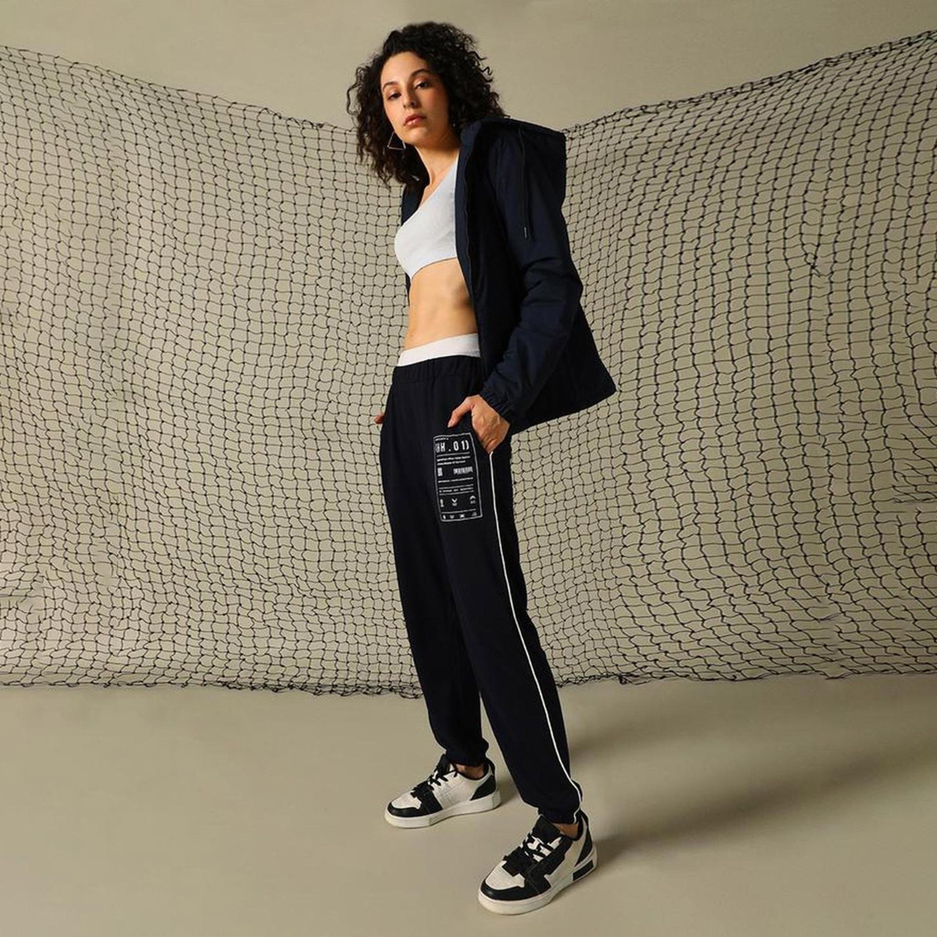 هابر هولم × ستايلي - بنطال نسائي - كحلي-women-clothing-bottoms-joggers-image-2