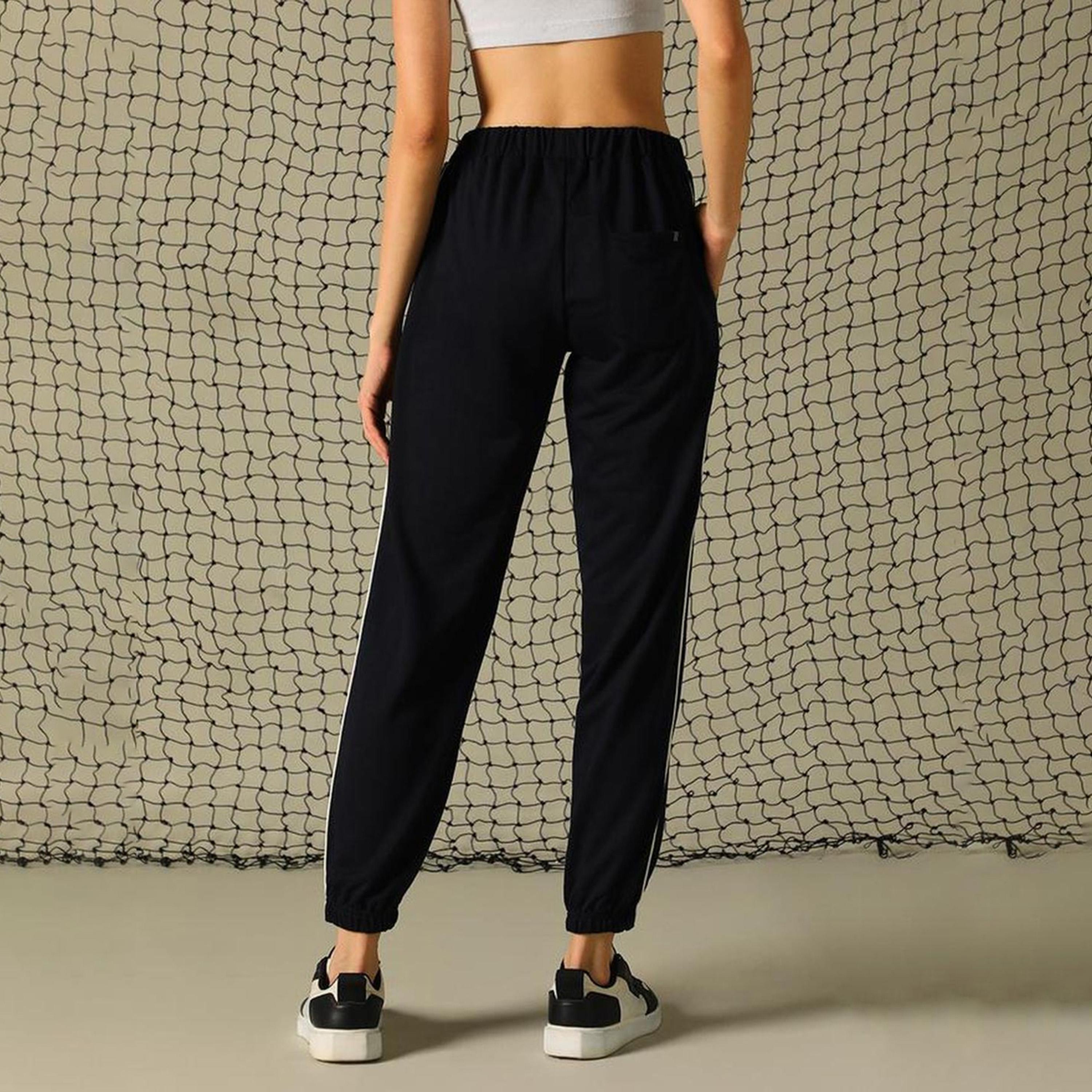 Hubberholme X Styli Women Navy Trousers-women-clothing-bottoms-joggers-image-4